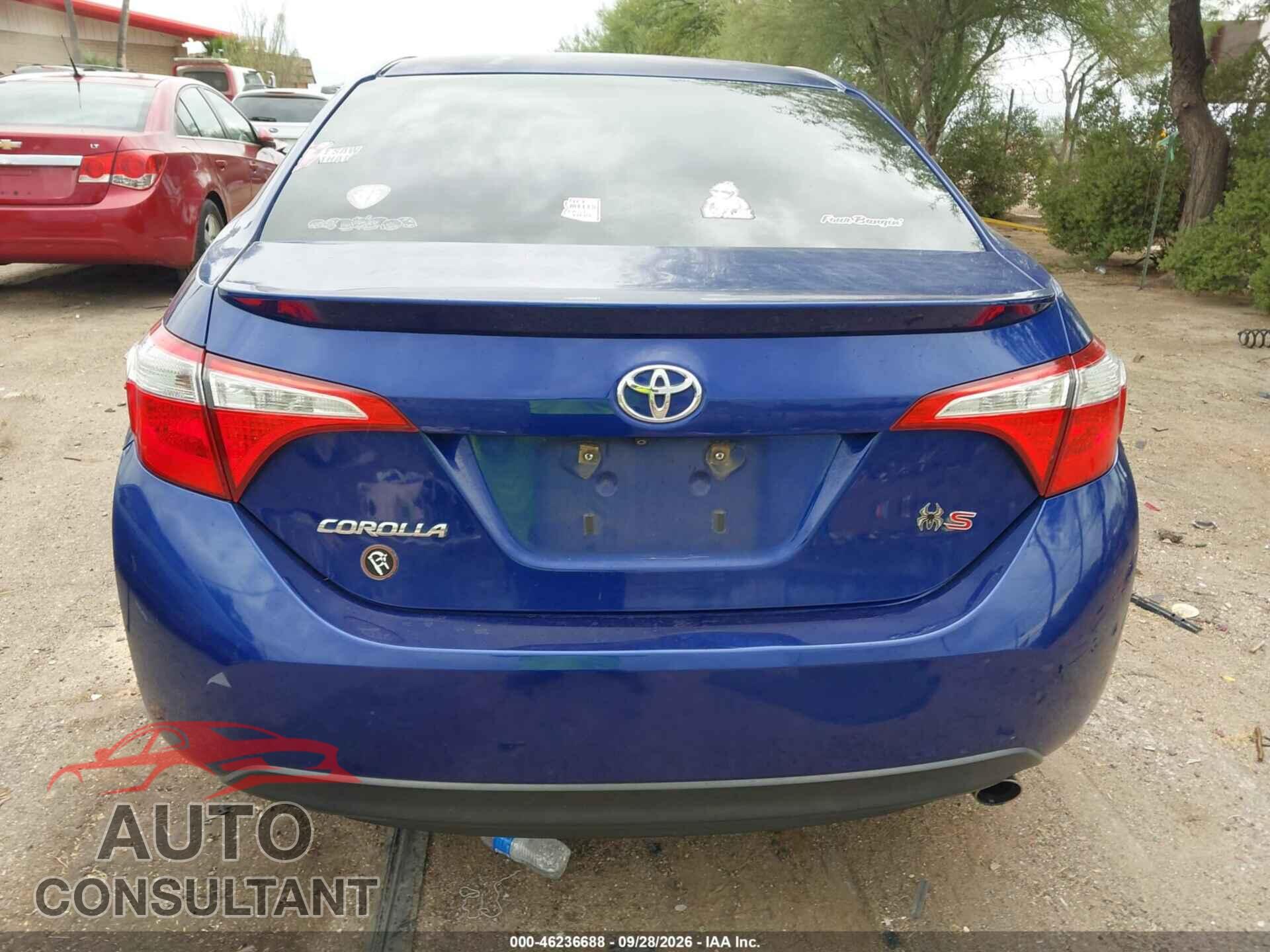 TOYOTA COROLLA 2014 - 2T1BURHE2EC104567