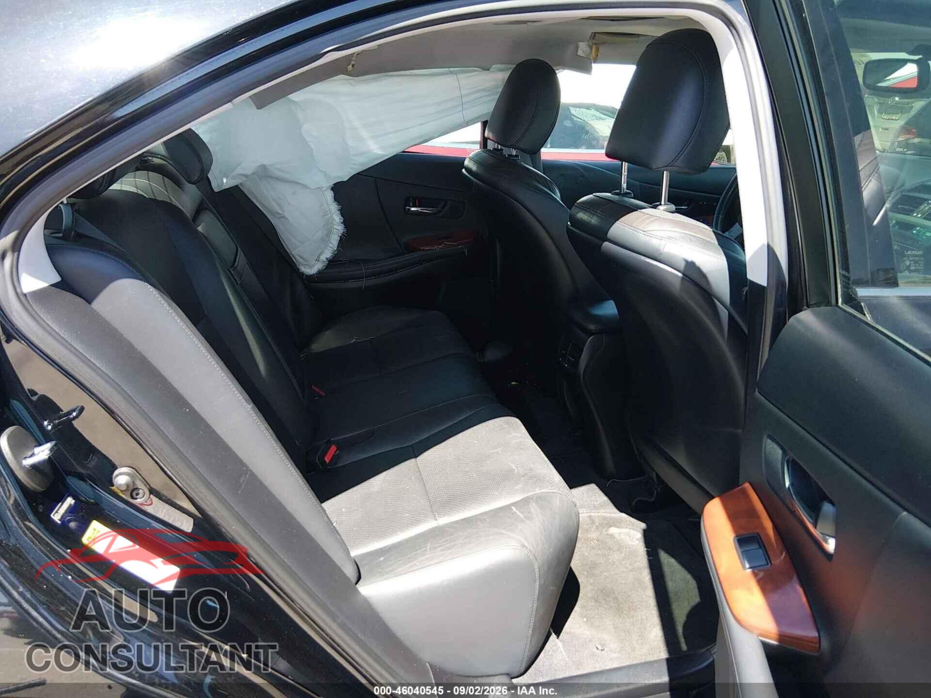 LEXUS HS 250H 2011 - JTHBB1BA8B2048494