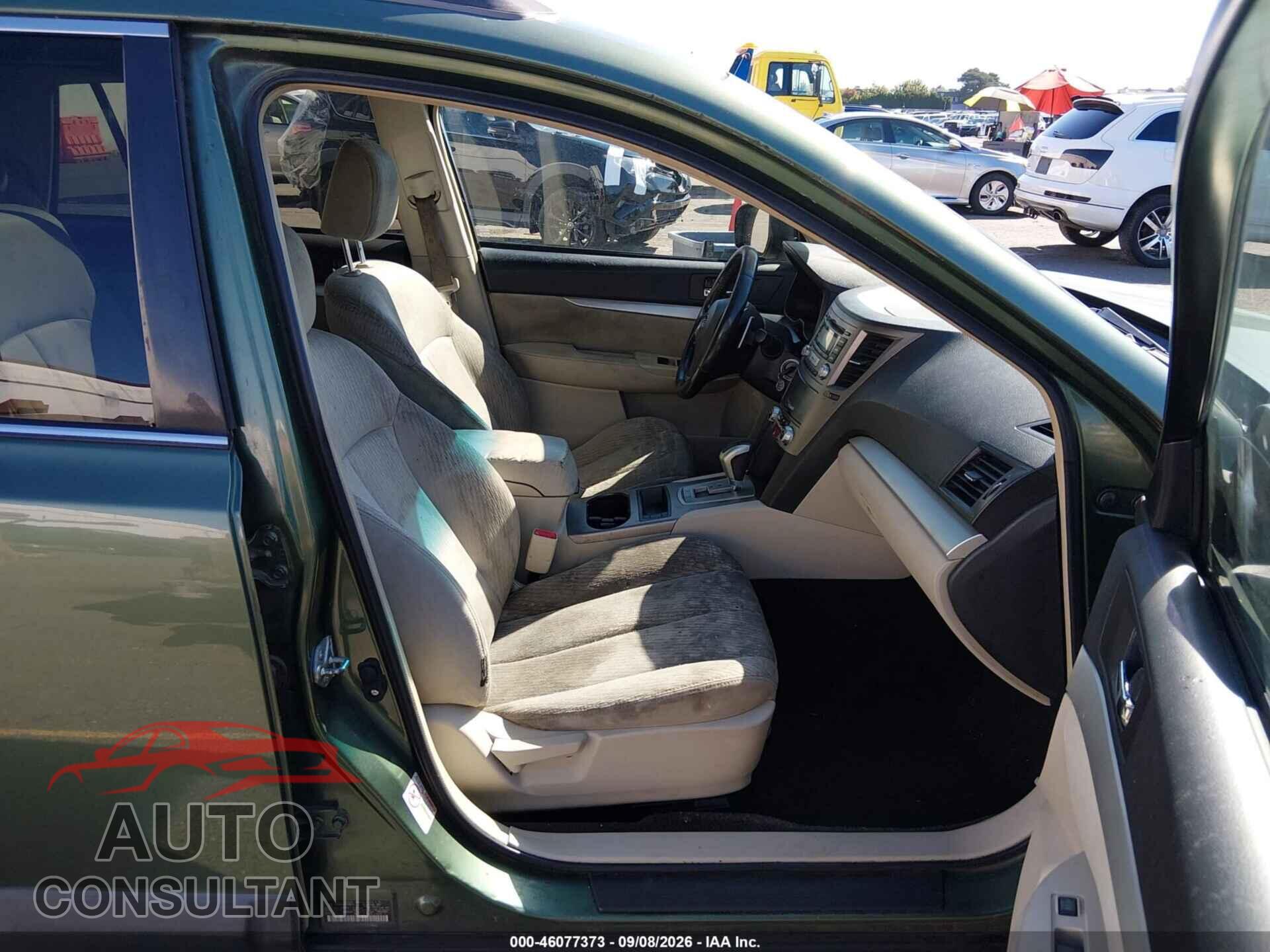 SUBARU OUTBACK 2012 - 4S4BRCBC4C3286277
