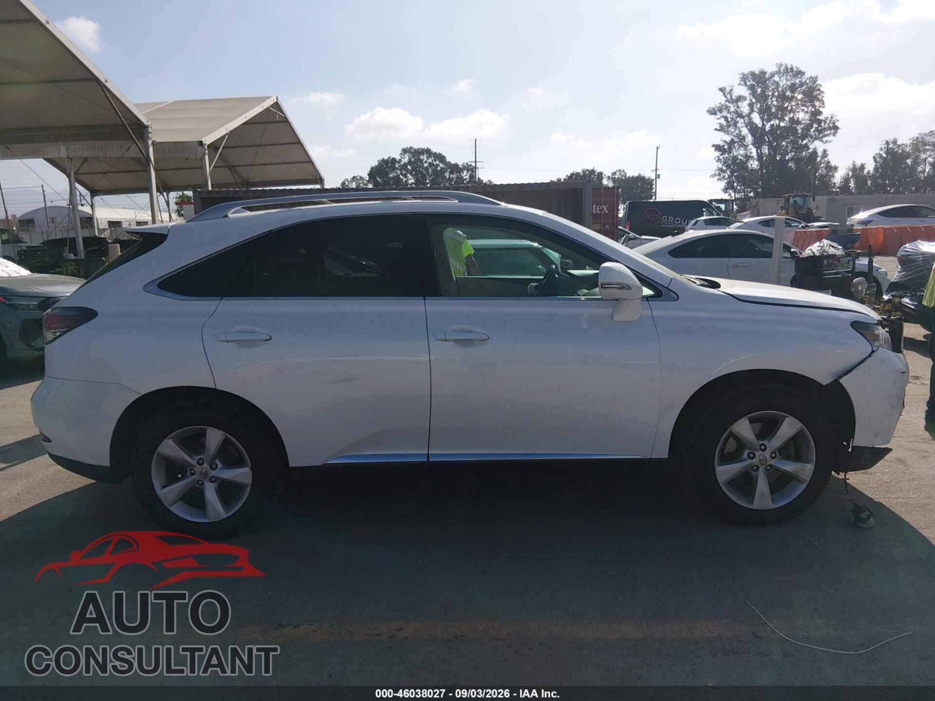 LEXUS RX 350 2015 - 2T2ZK1BAXFC166792