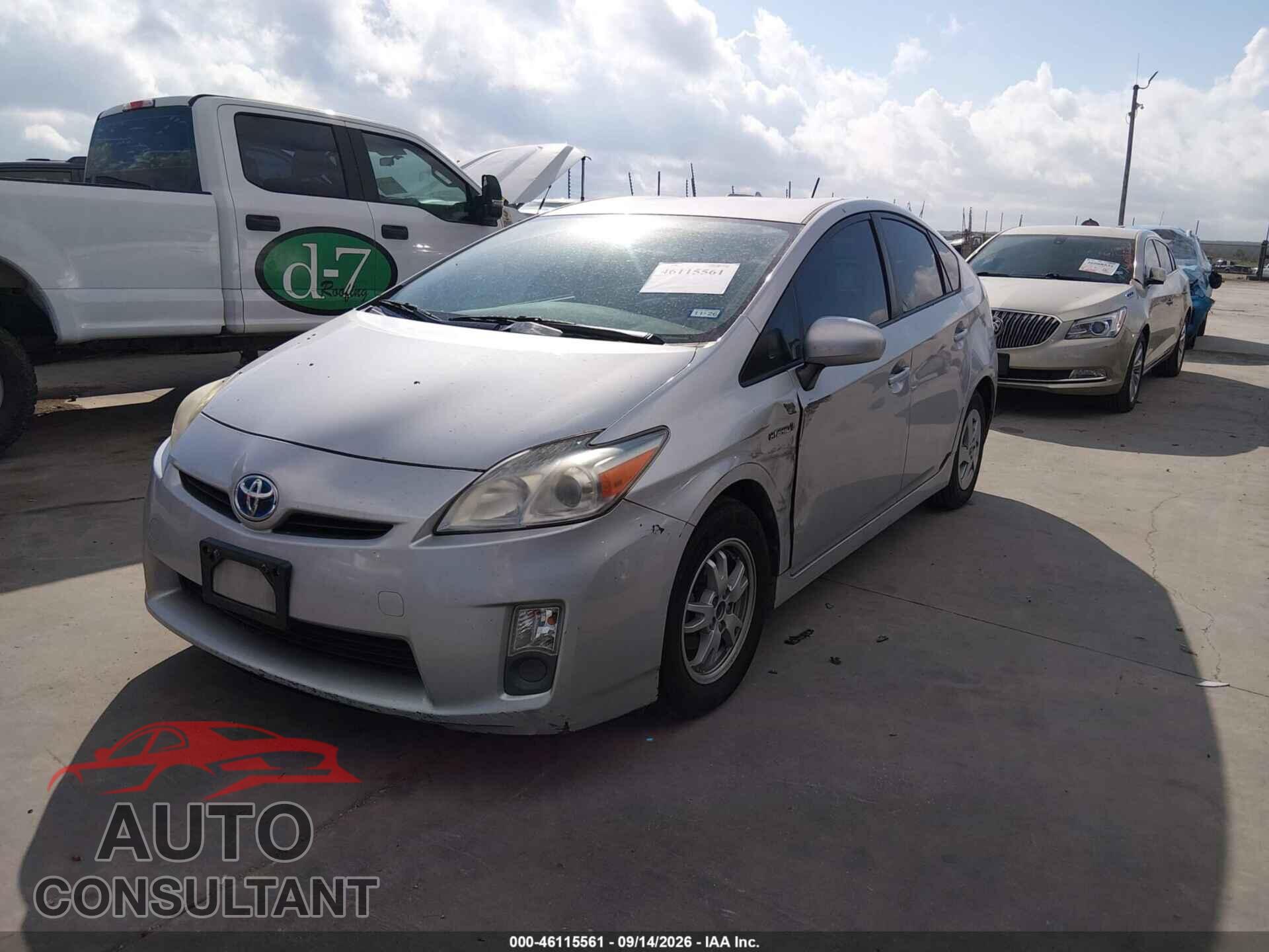 TOYOTA PRIUS 2010 - JTDKN3DU2A0077463