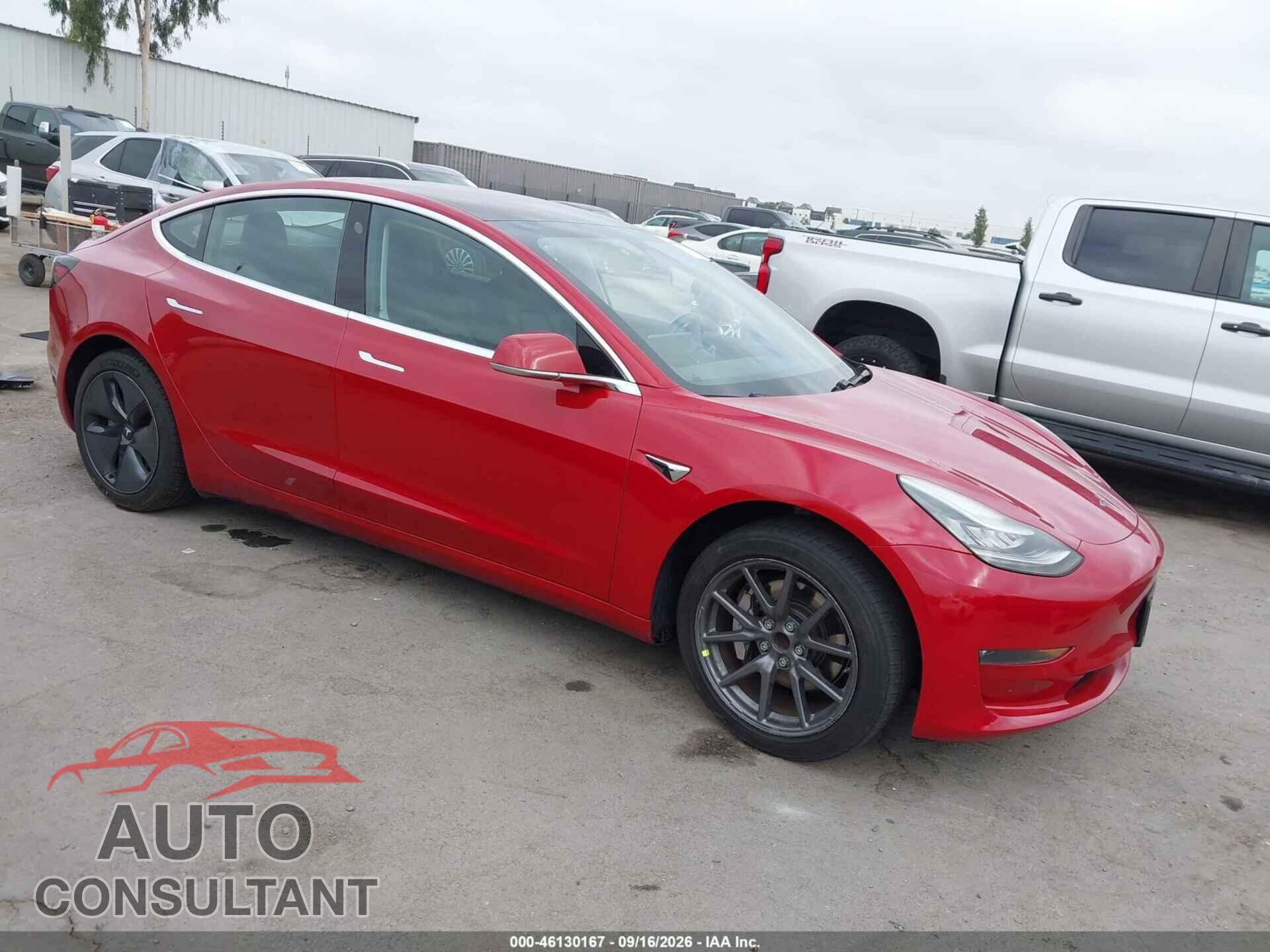 TESLA MODEL 3 2018 - 5YJ3E1EA6JF058543