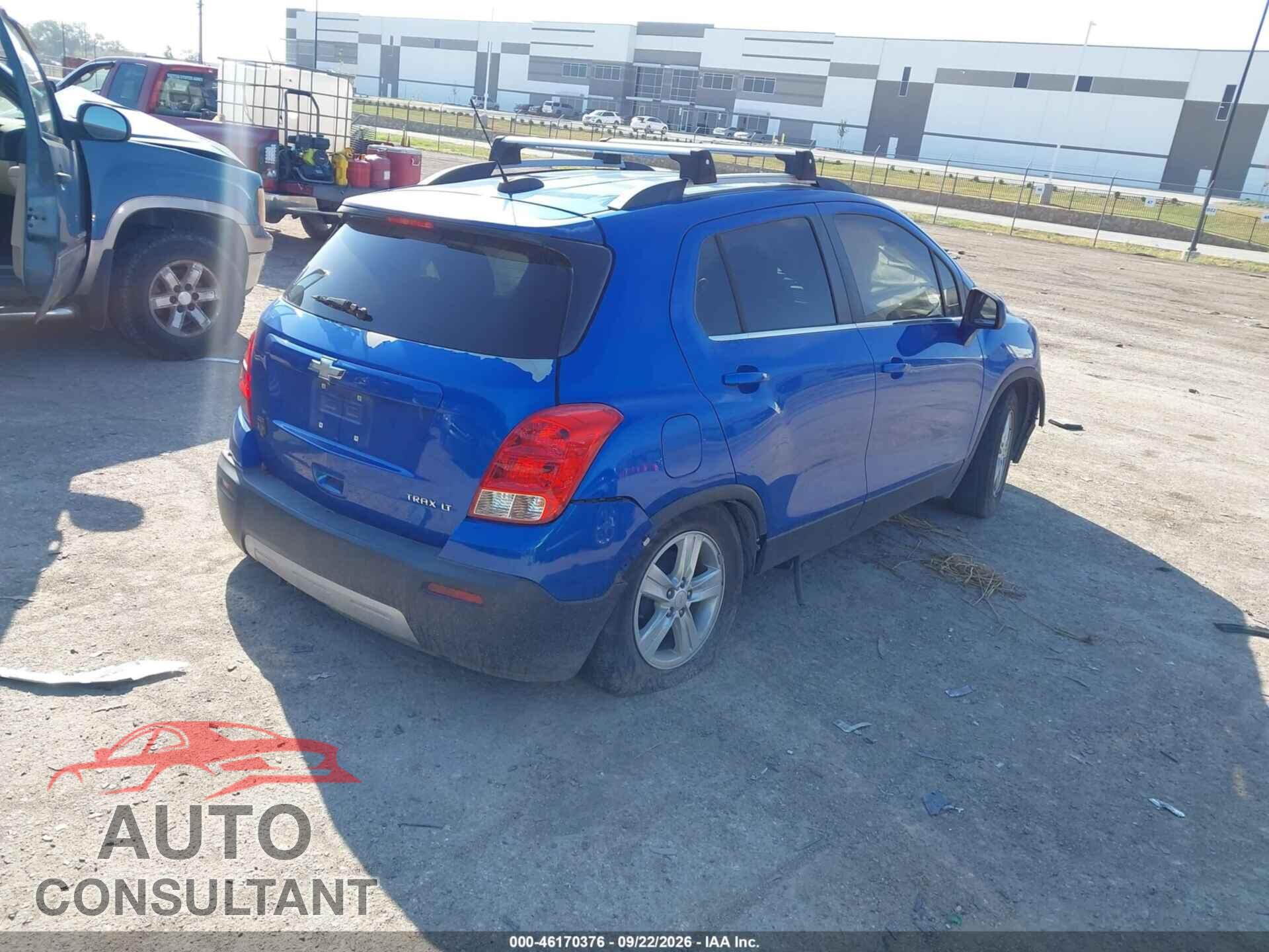 CHEVROLET TRAX 2015 - KL7CJLSB9FB242614