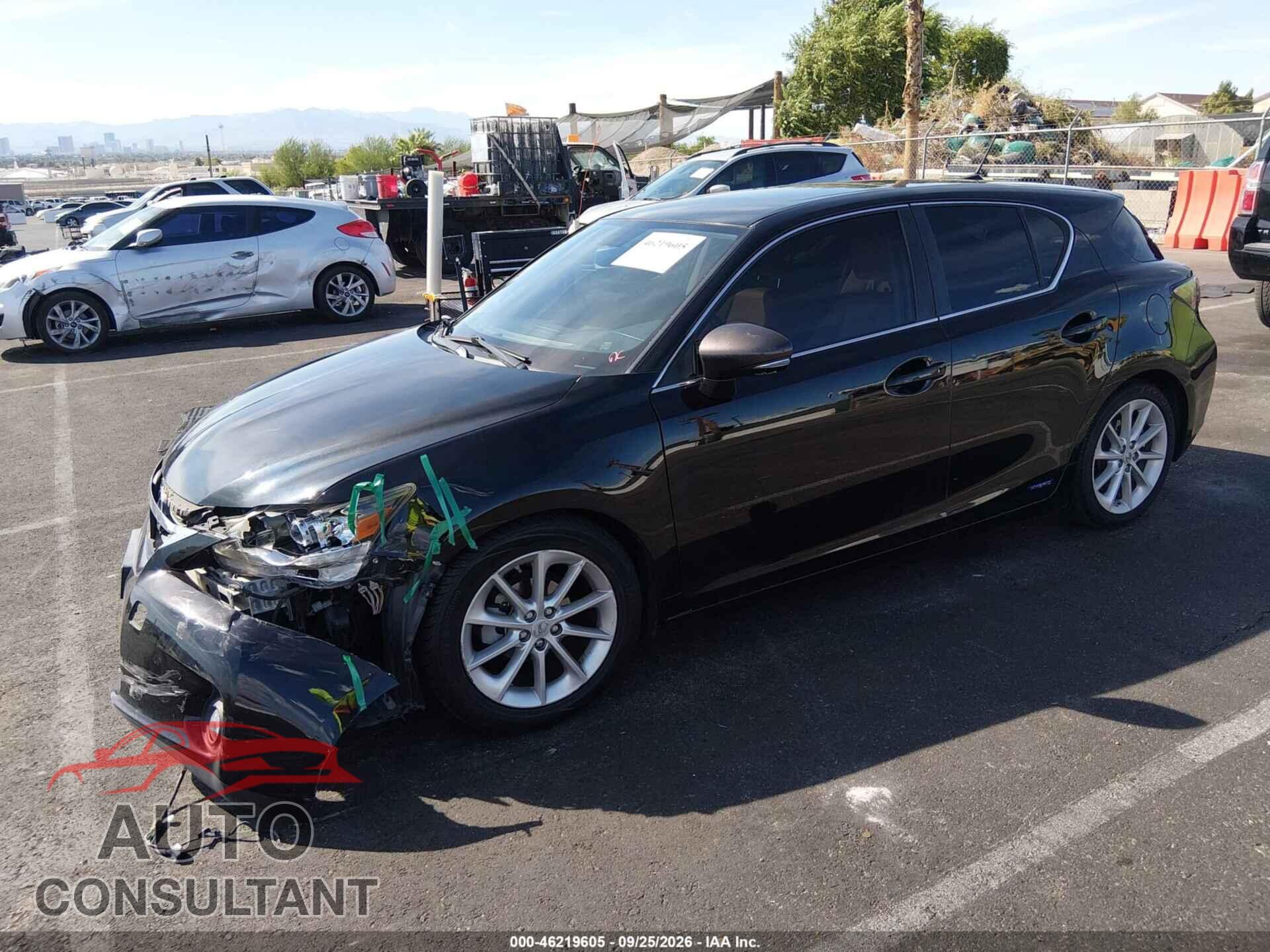LEXUS CT 200H 2013 - JTHKD5BH8D2163923