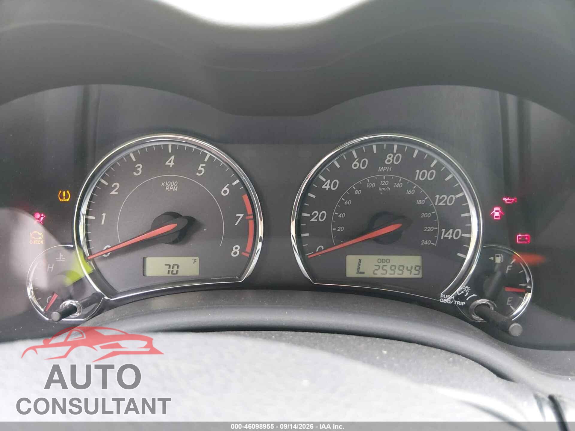 TOYOTA COROLLA 2011 - 2T1BU4EE8BC653547