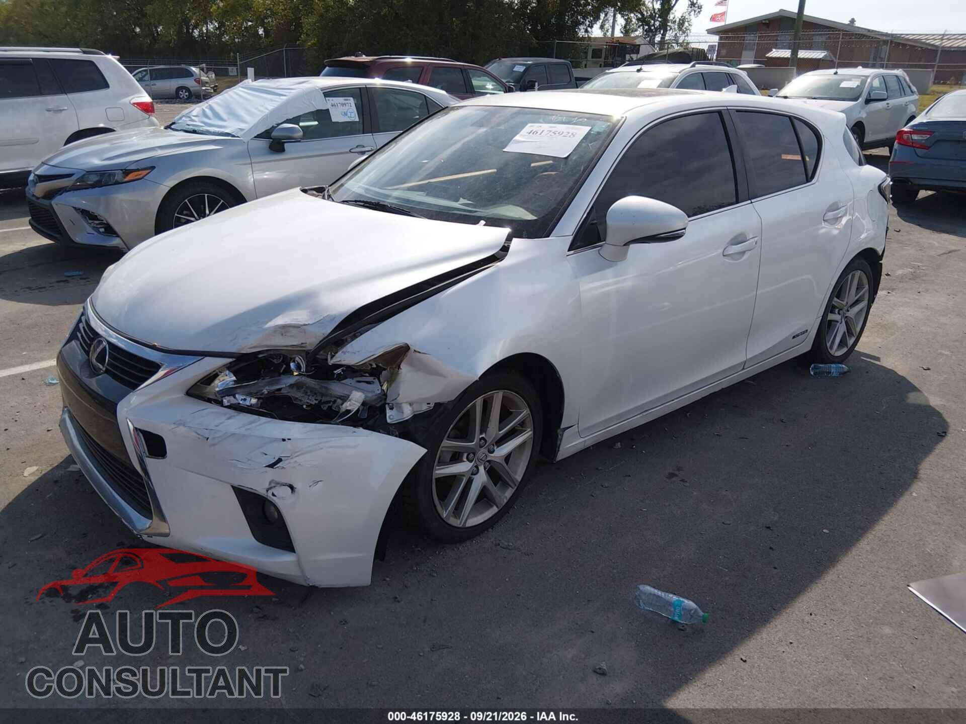 LEXUS CT 200H 2017 - JTHKD5BHXH2301970