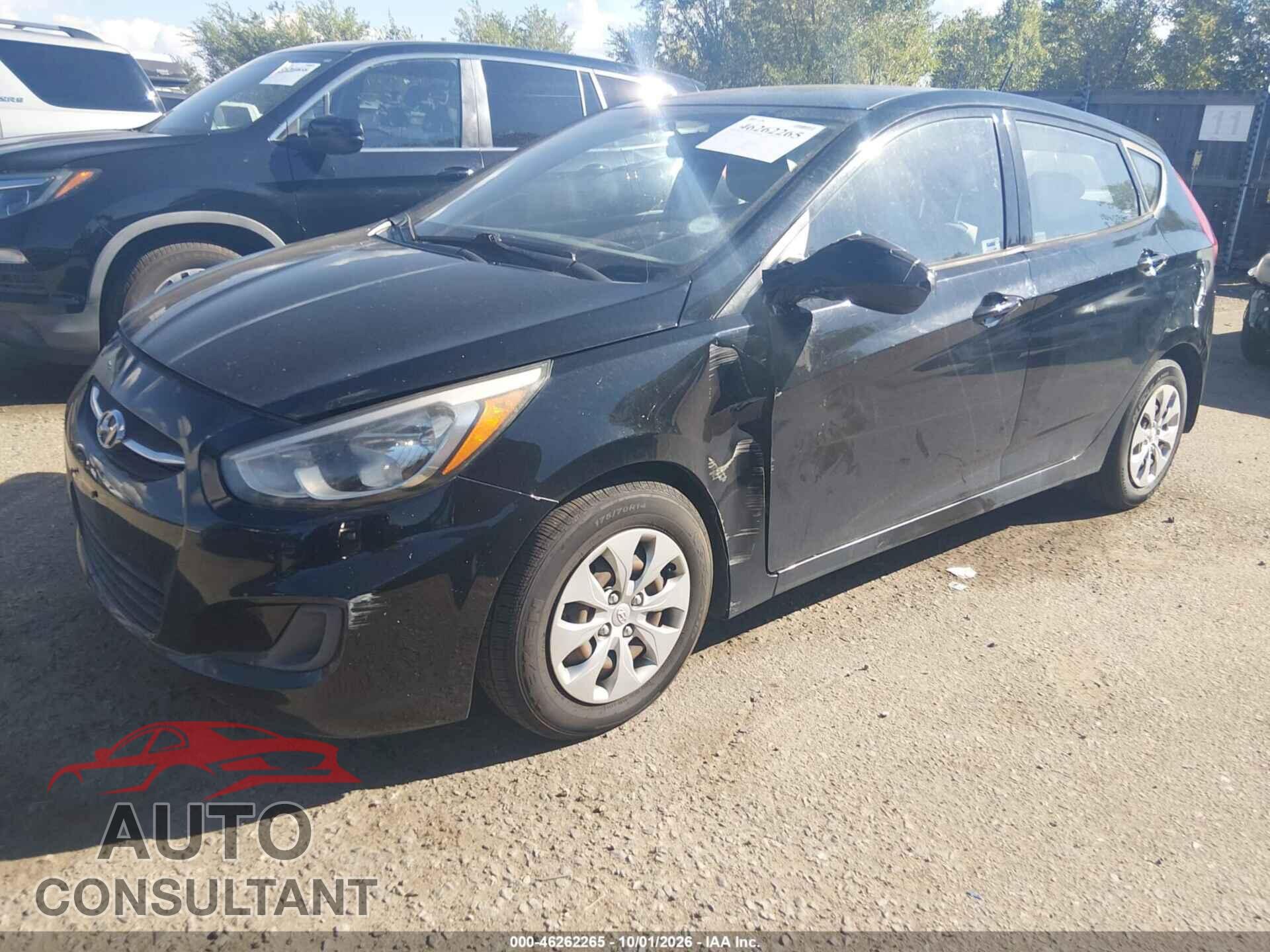 HYUNDAI ACCENT 2016 - KMHCT5AE6GU241197