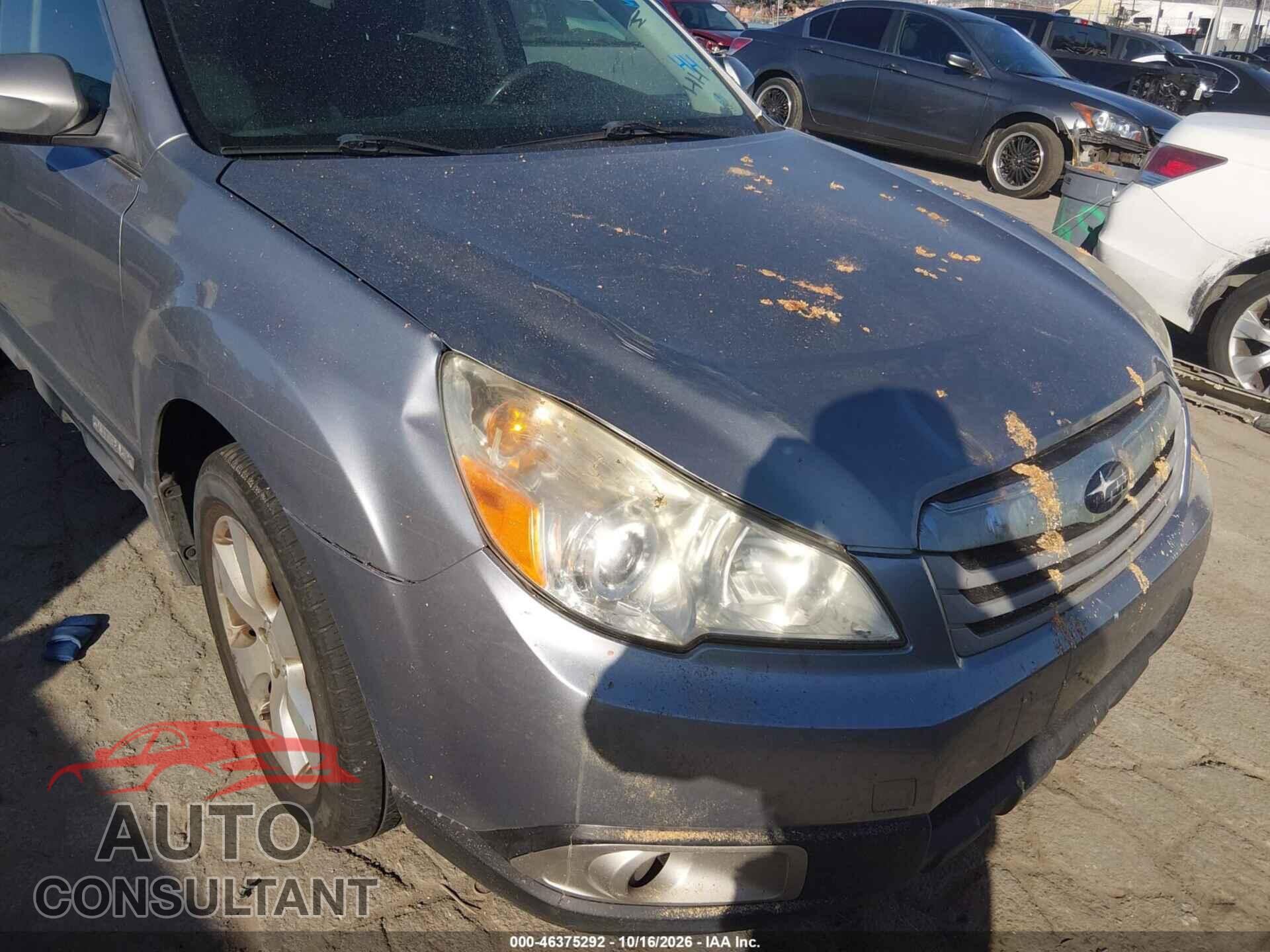 SUBARU OUTBACK 2011 - 4S4BRBGC6B3341605