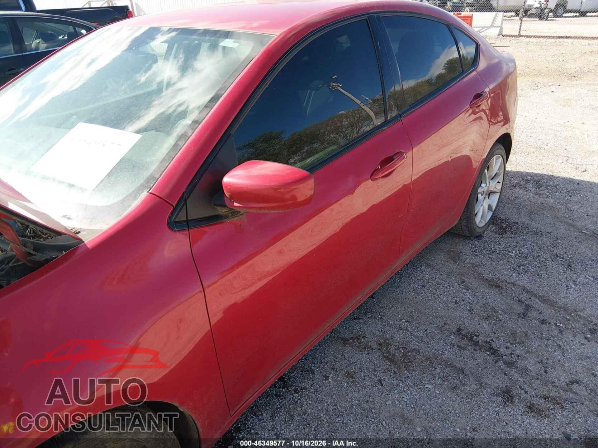 DODGE DART 2013 - 1C3CDFBH7DD643228