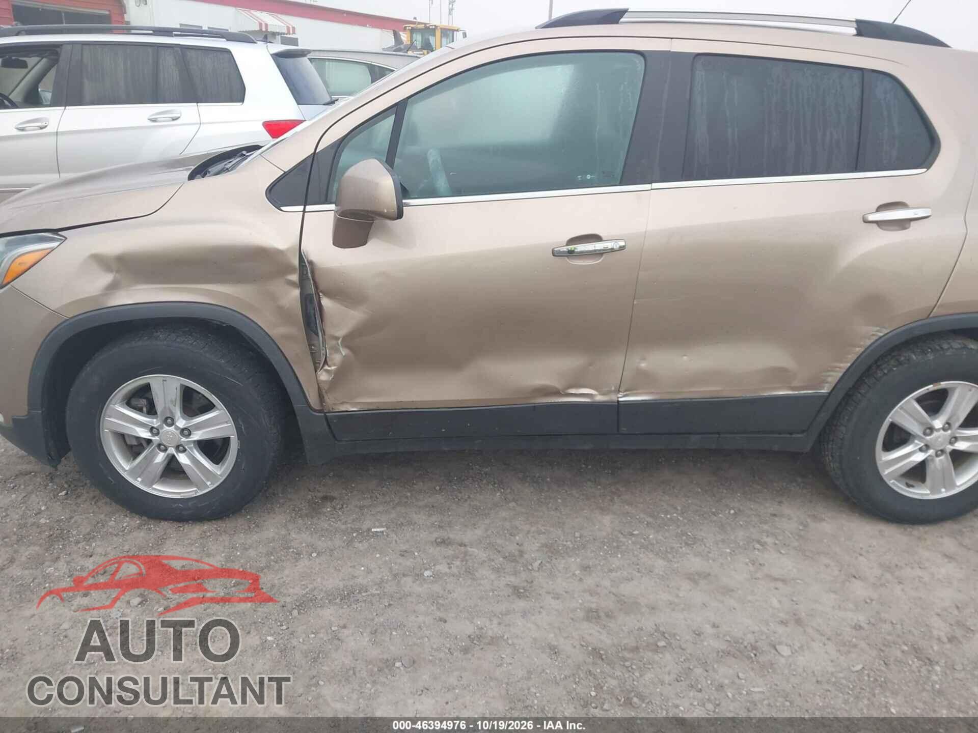 CHEVROLET TRAX 2018 - 3GNCJLSB8JL292101