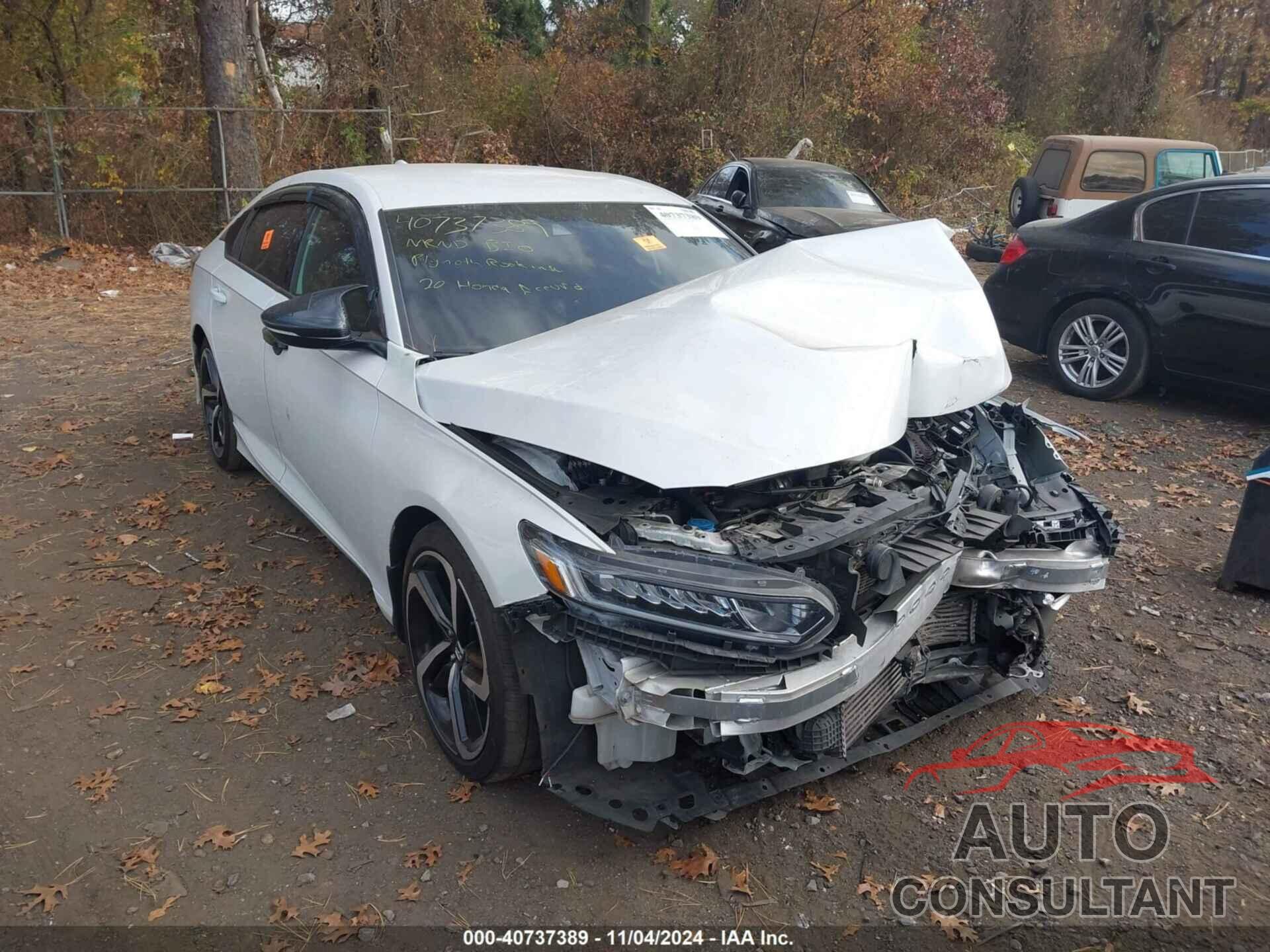 HONDA ACCORD 2020 - 1HGCV1F38LA054216