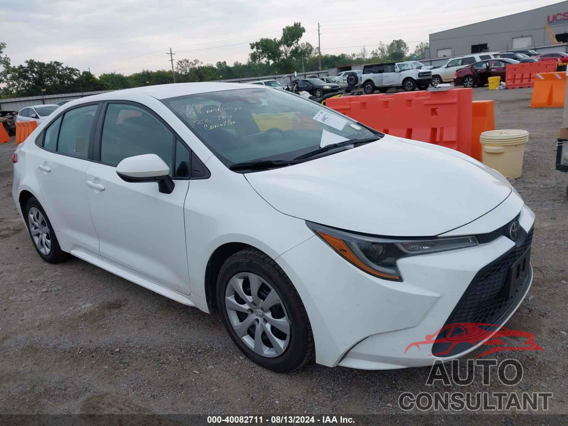 TOYOTA COROLLA 2022 - 5YFEPMAE0NP328082