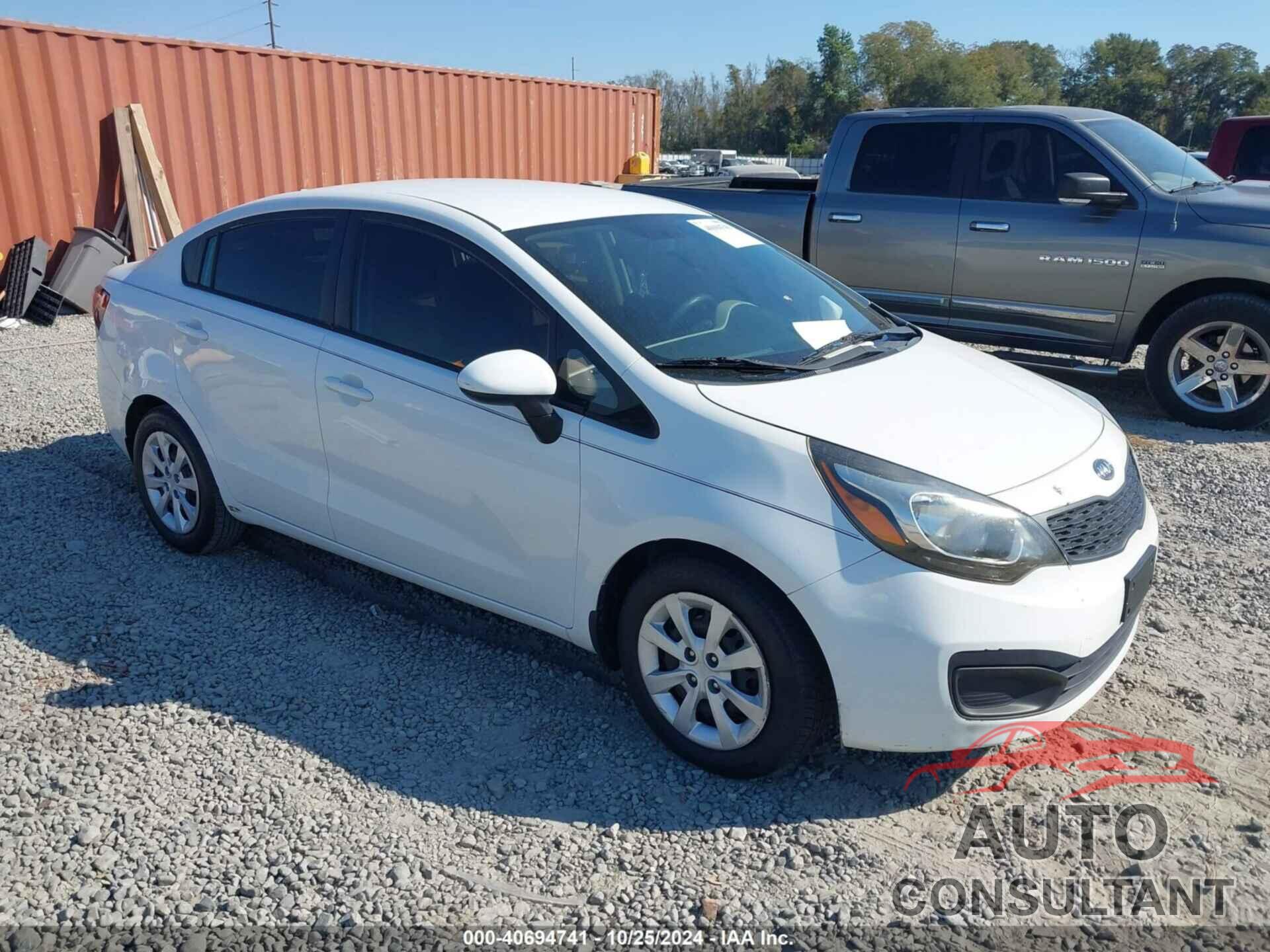 KIA RIO 2013 - KNADM4A36D6128619