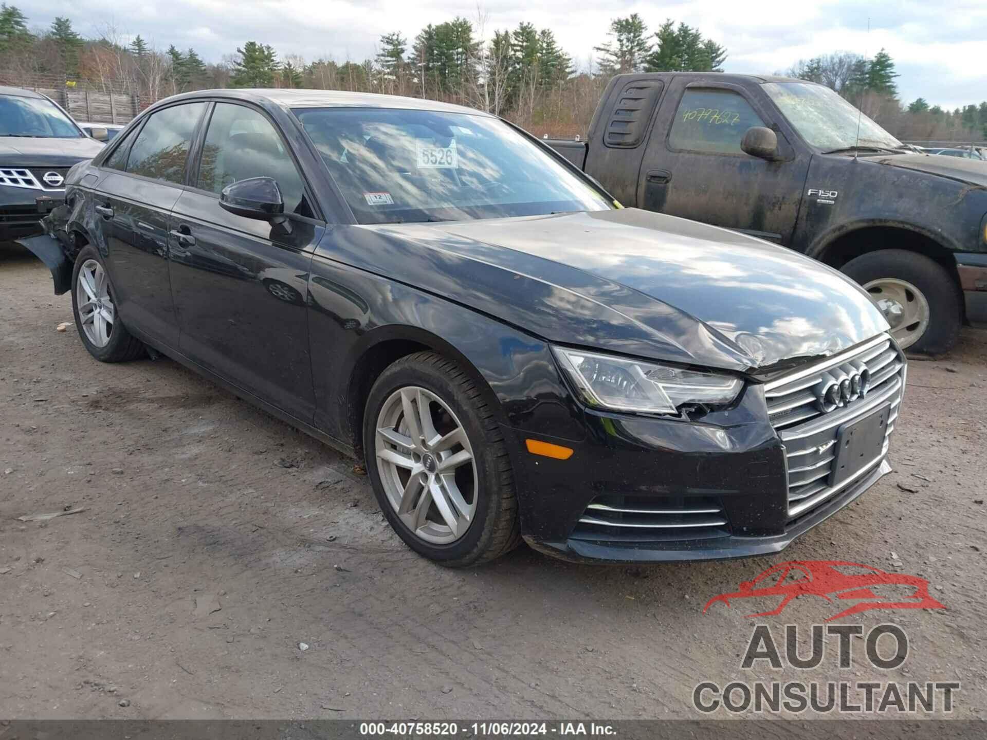 AUDI A4 2017 - WAUANAF45HN023064