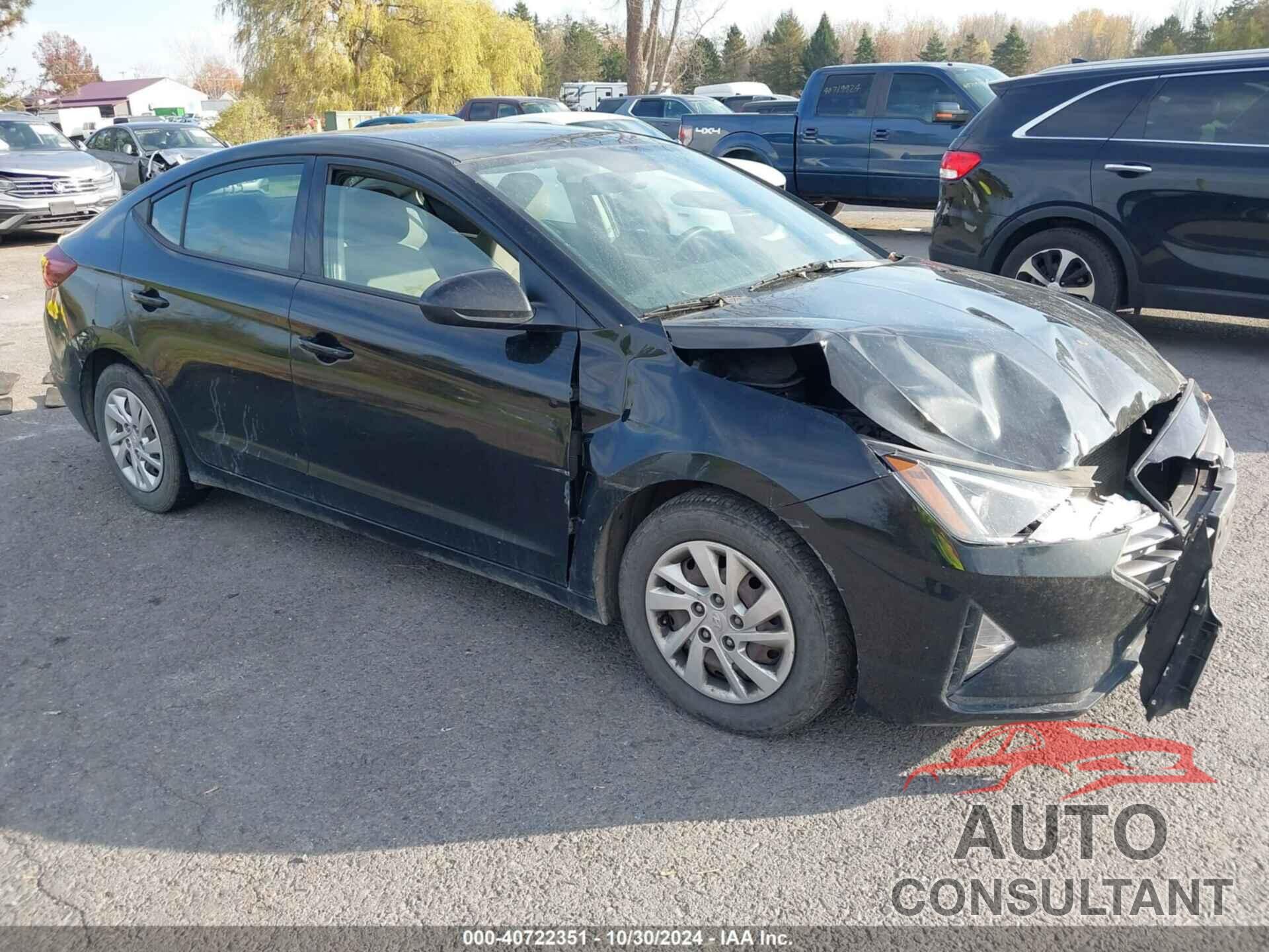 HYUNDAI ELANTRA 2019 - 5NPD74LF2KH493173