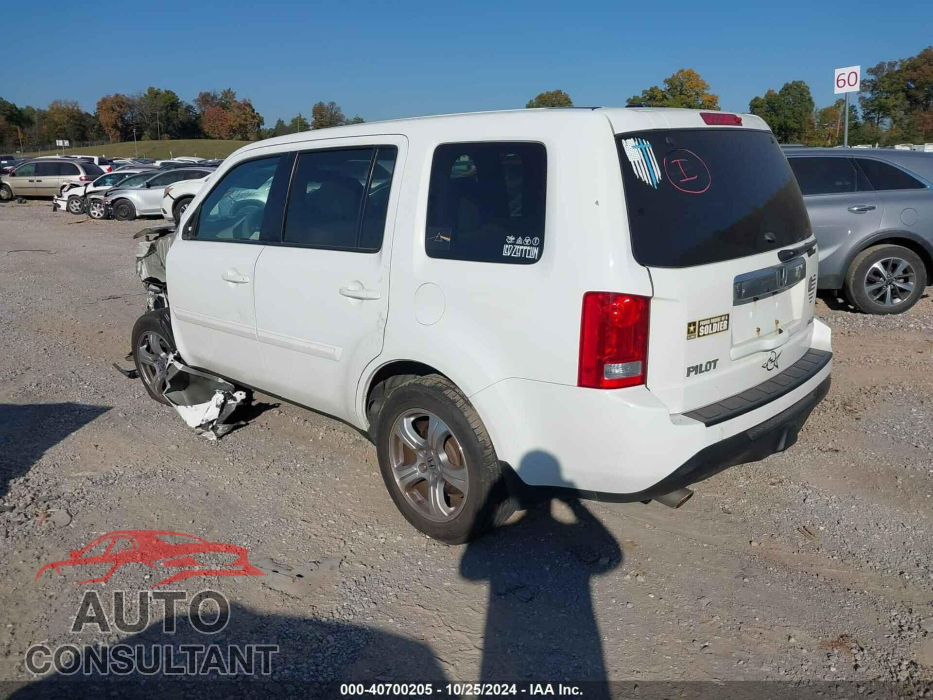 HONDA PILOT 2013 - 5FNYF4H76DB007178