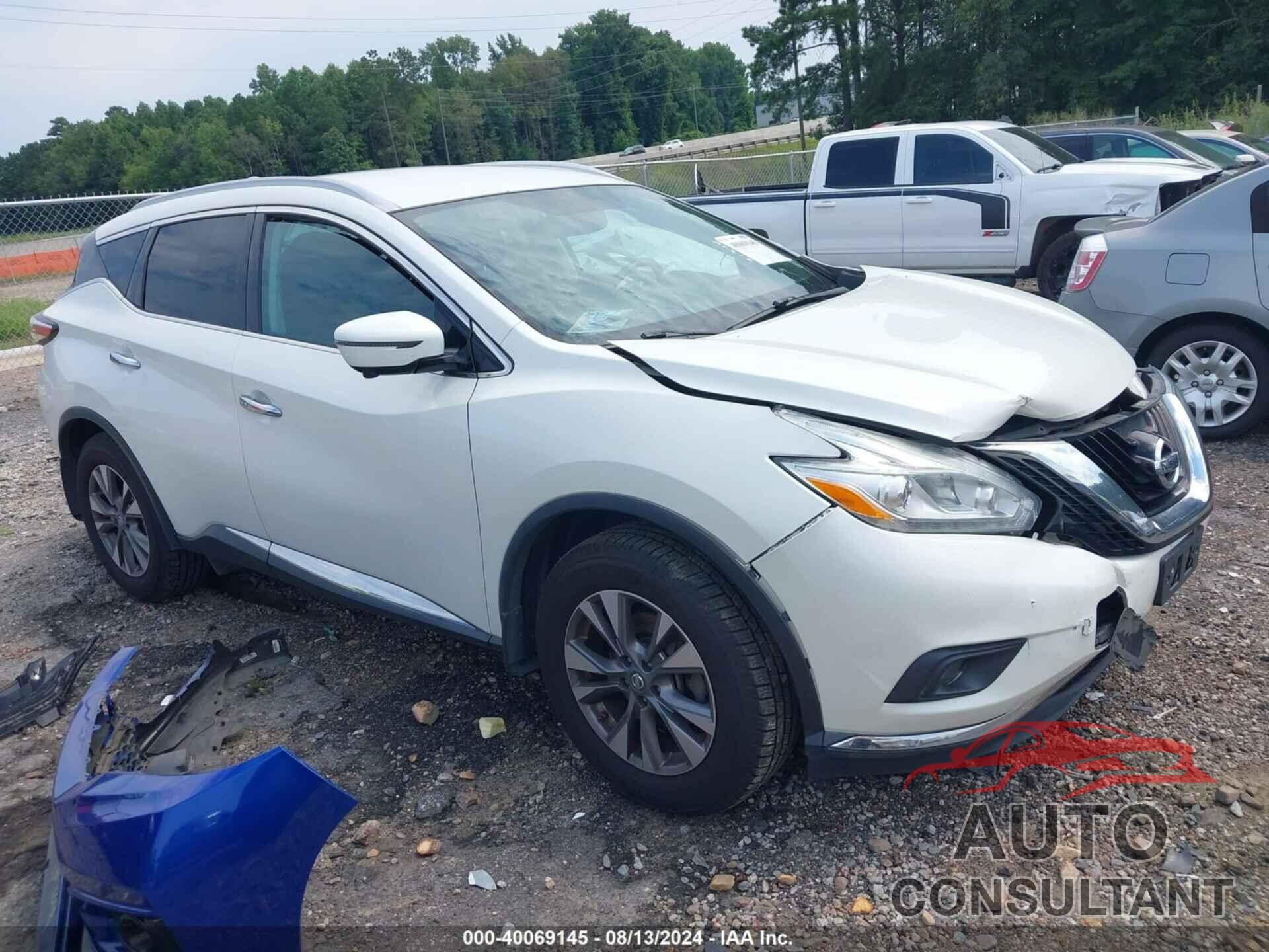 NISSAN MURANO 2017 - 5N1AZ2MH3HN185760