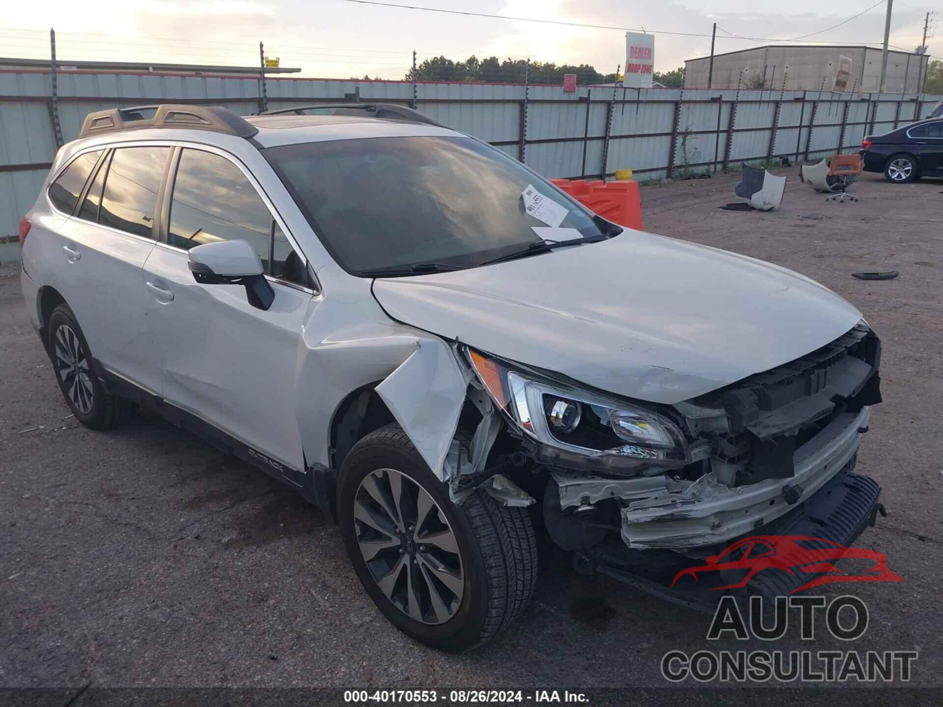 SUBARU OUTBACK 2016 - 4S4BSBNCXG3328063
