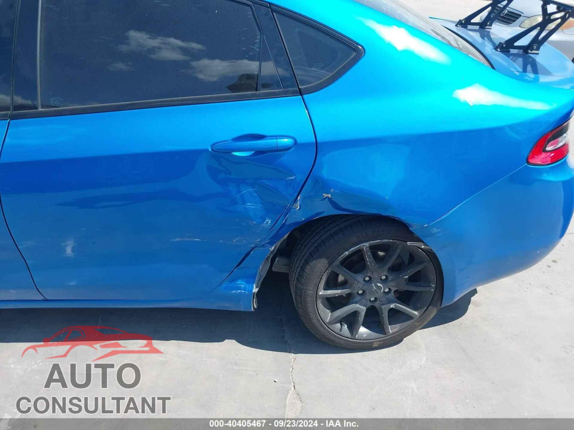 DODGE DART 2015 - 1C3CDFBB0FD237905