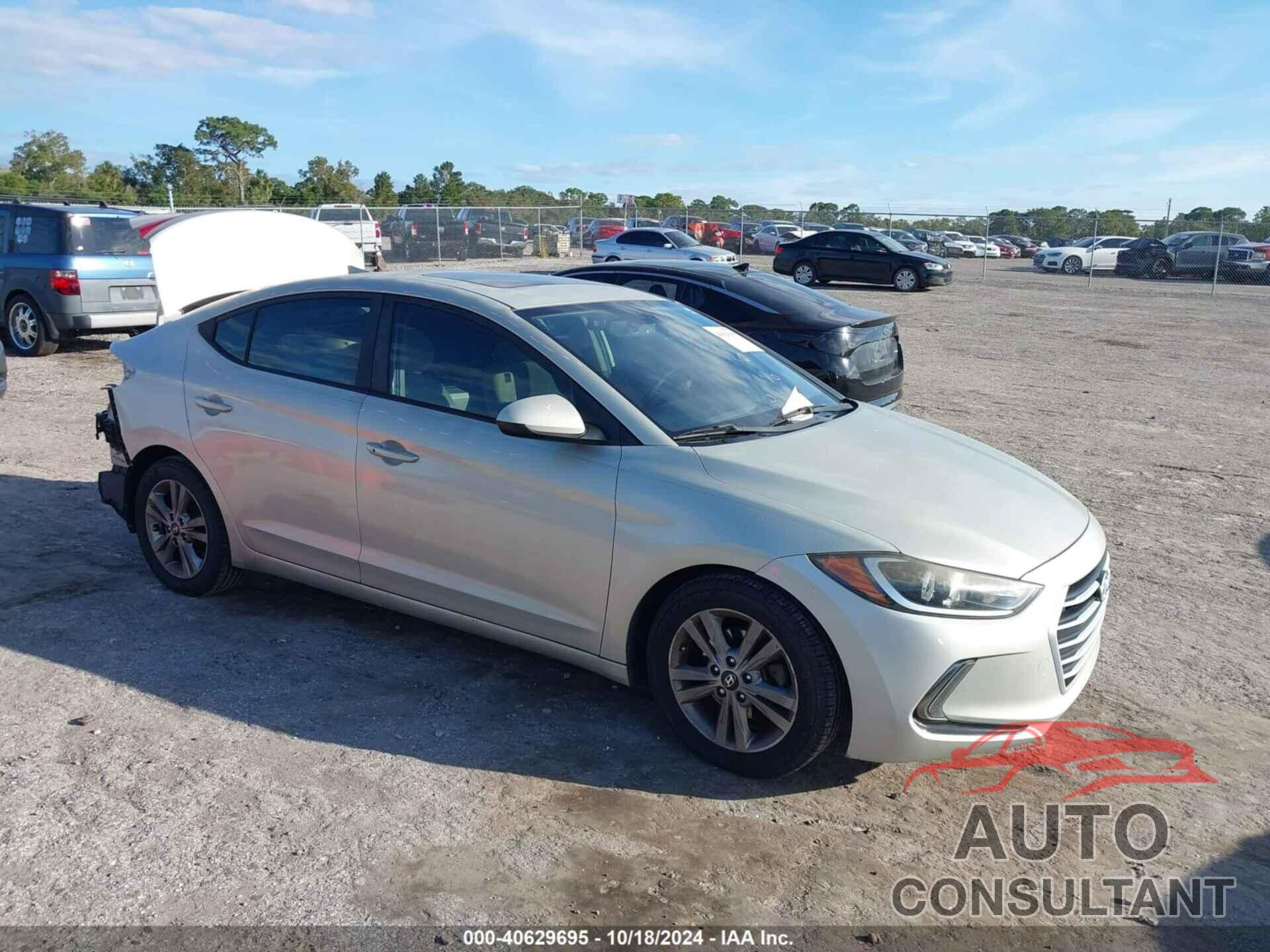 HYUNDAI ELANTRA 2017 - KMHD84LFXHU246166