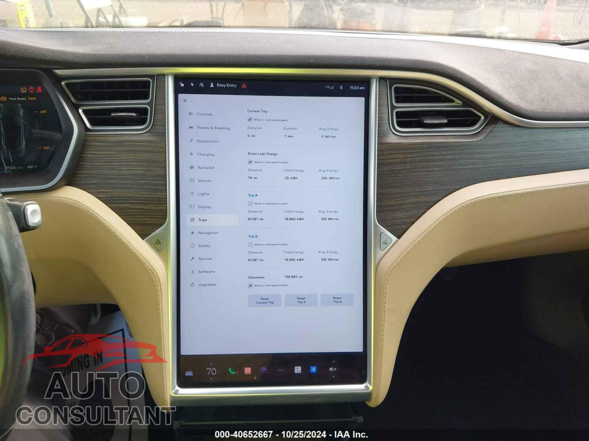 TESLA MODEL S 2015 - 5YJSA4H20FFP74732