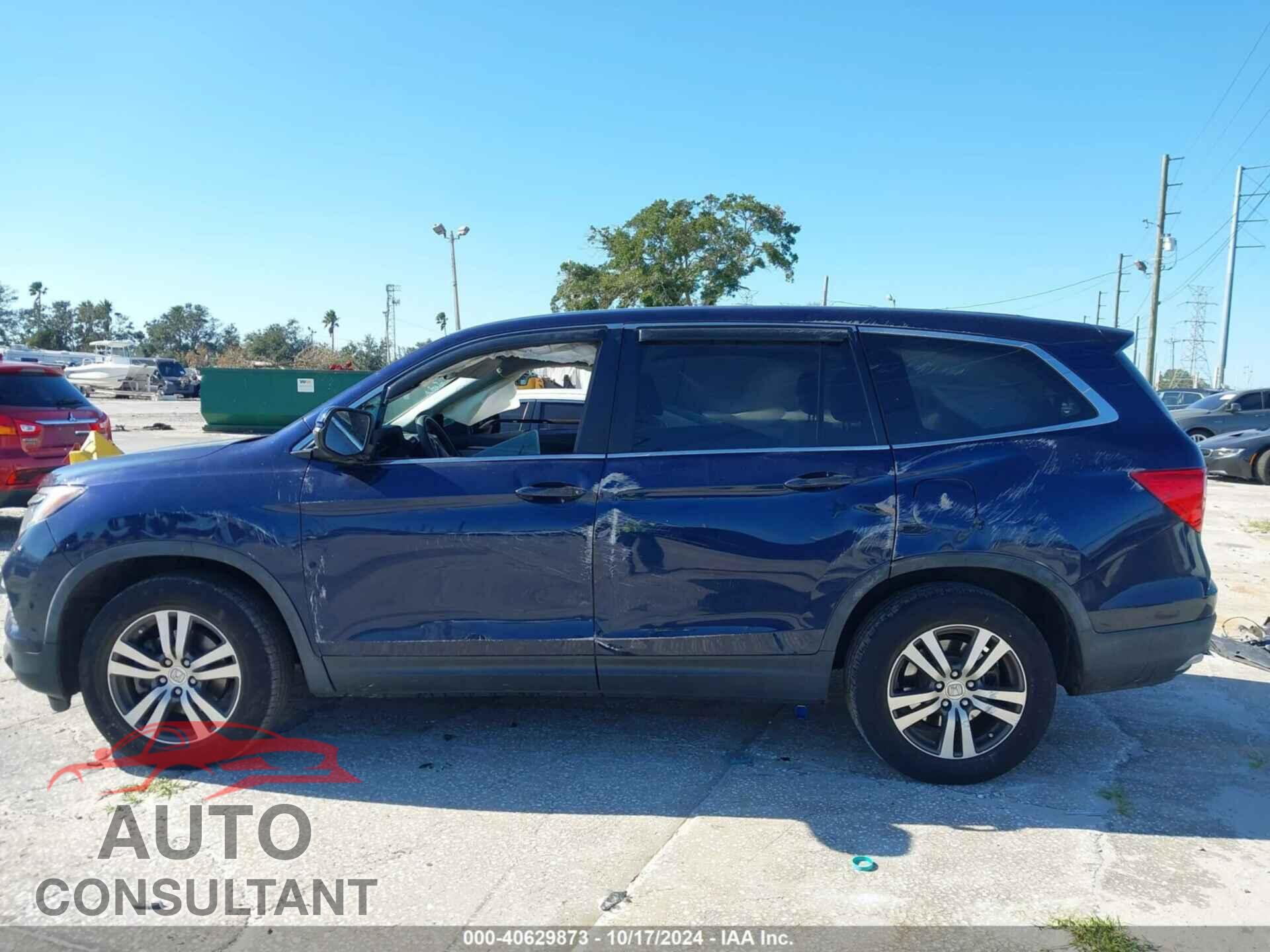 HONDA PILOT 2017 - 5FNYF5H31HB045166