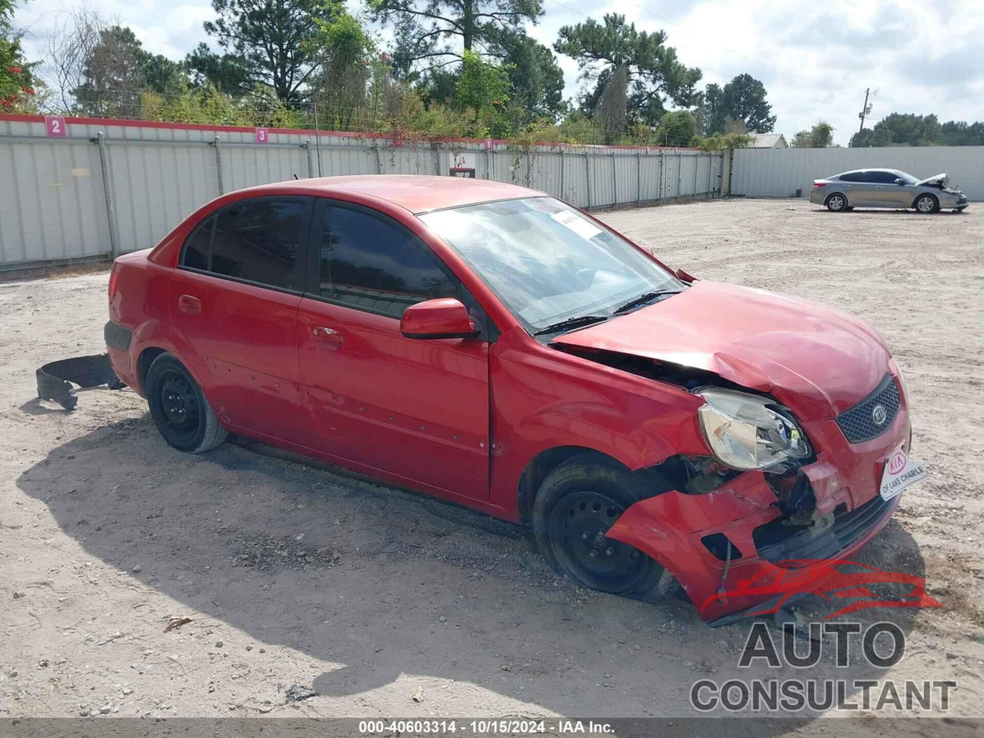 KIA RIO 2009 - KNADE223796458213
