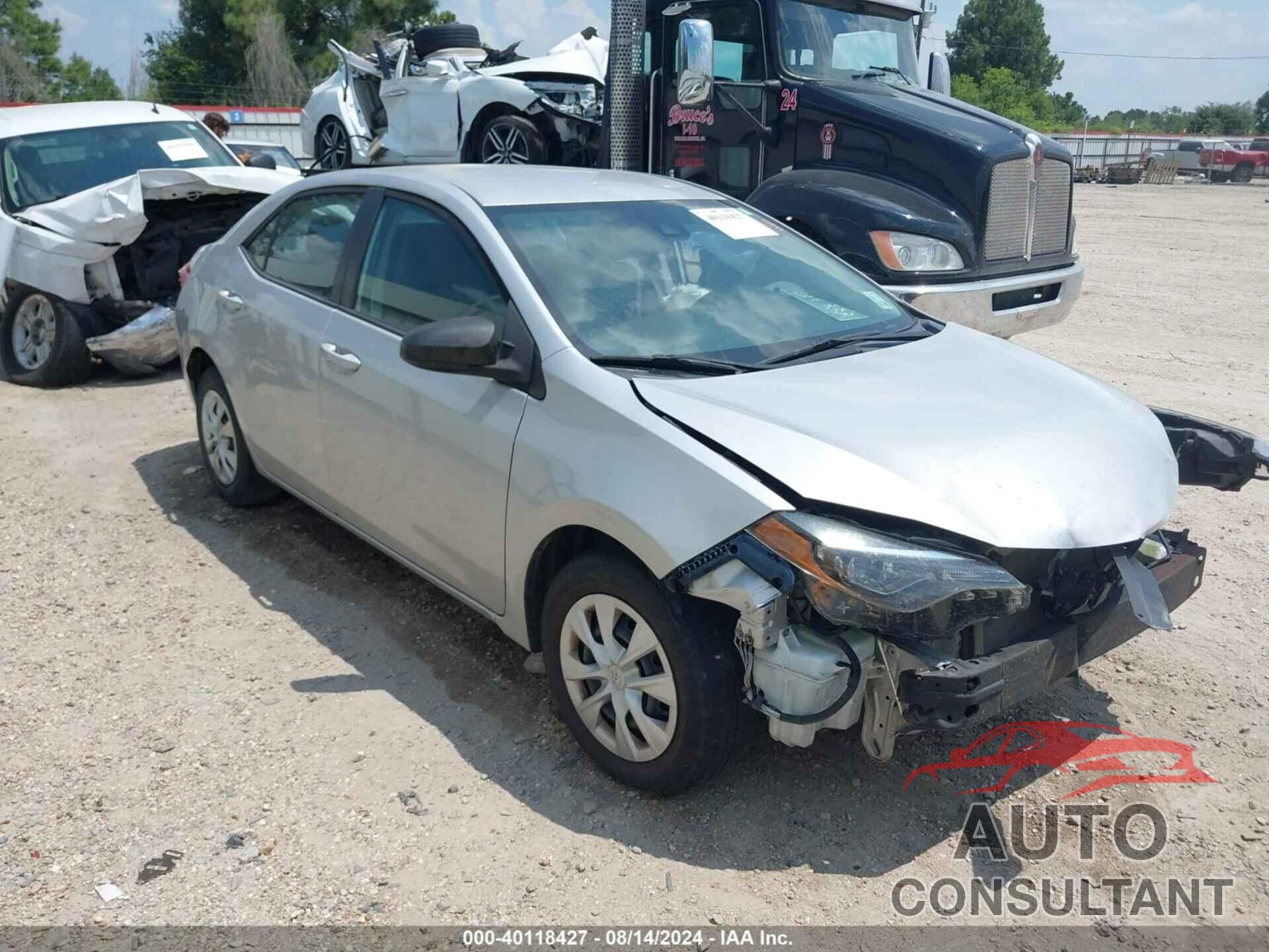 TOYOTA COROLLA 2019 - 5YFBURHE7KP918709