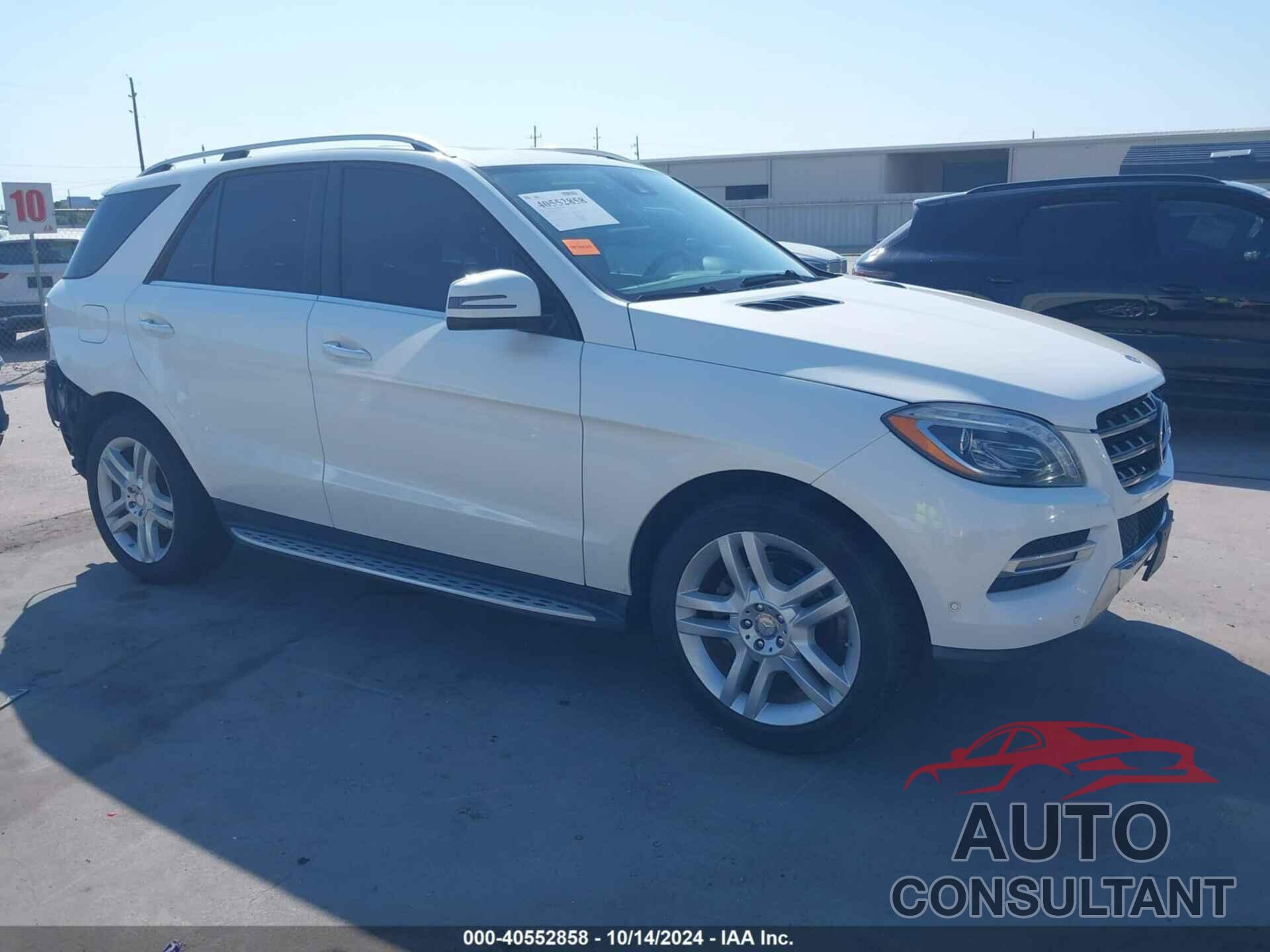 MERCEDES-BENZ ML 350 2015 - 4JGDA5JB1FA597251