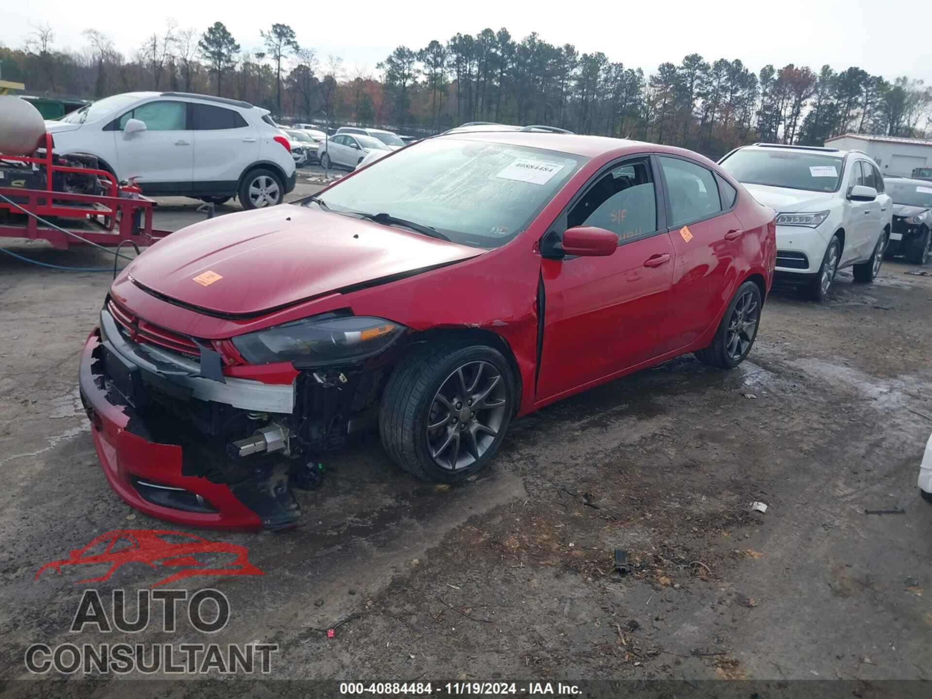 DODGE DART 2013 - 1C3CDFBA9DD122840