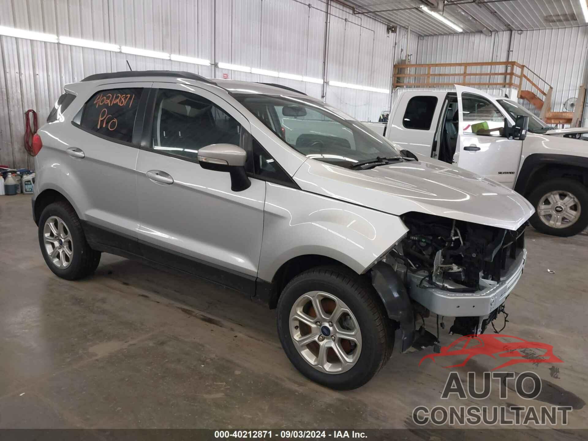 FORD ECOSPORT 2019 - MAJ6S3GL9KC258191