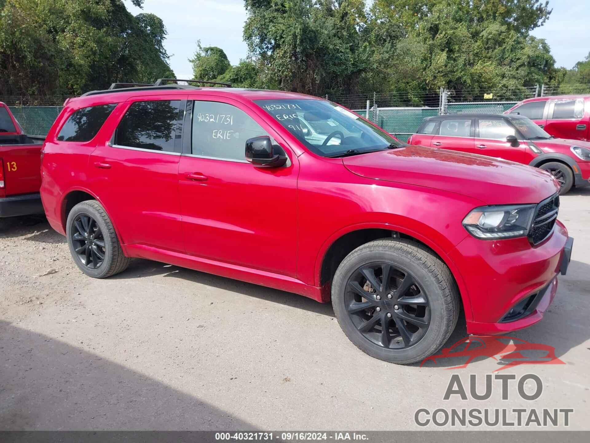 DODGE DURANGO 2017 - 1C4RDJDG2HC615426