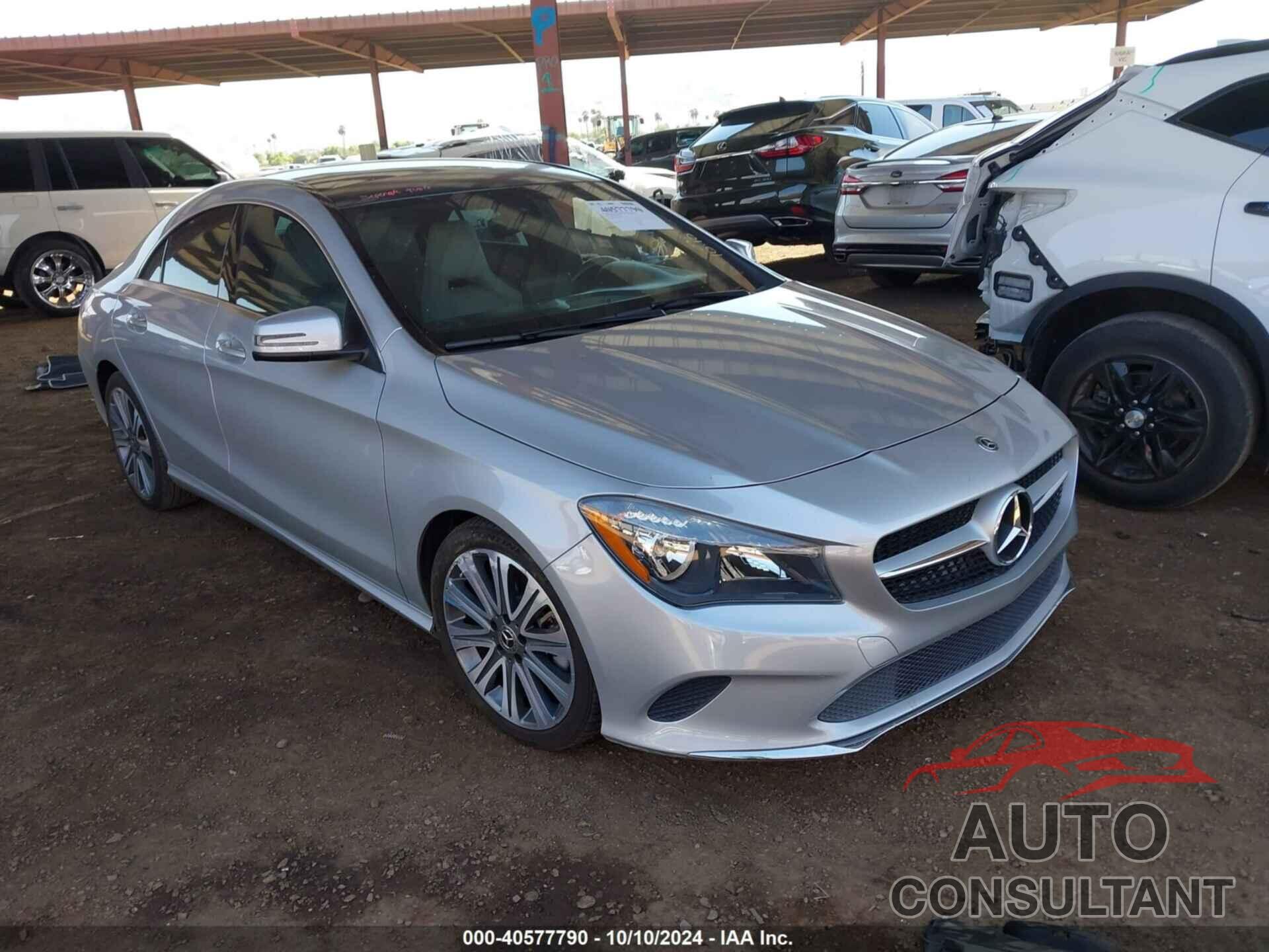 MERCEDES-BENZ CLA 250 2018 - WDDSJ4EB5JN592898