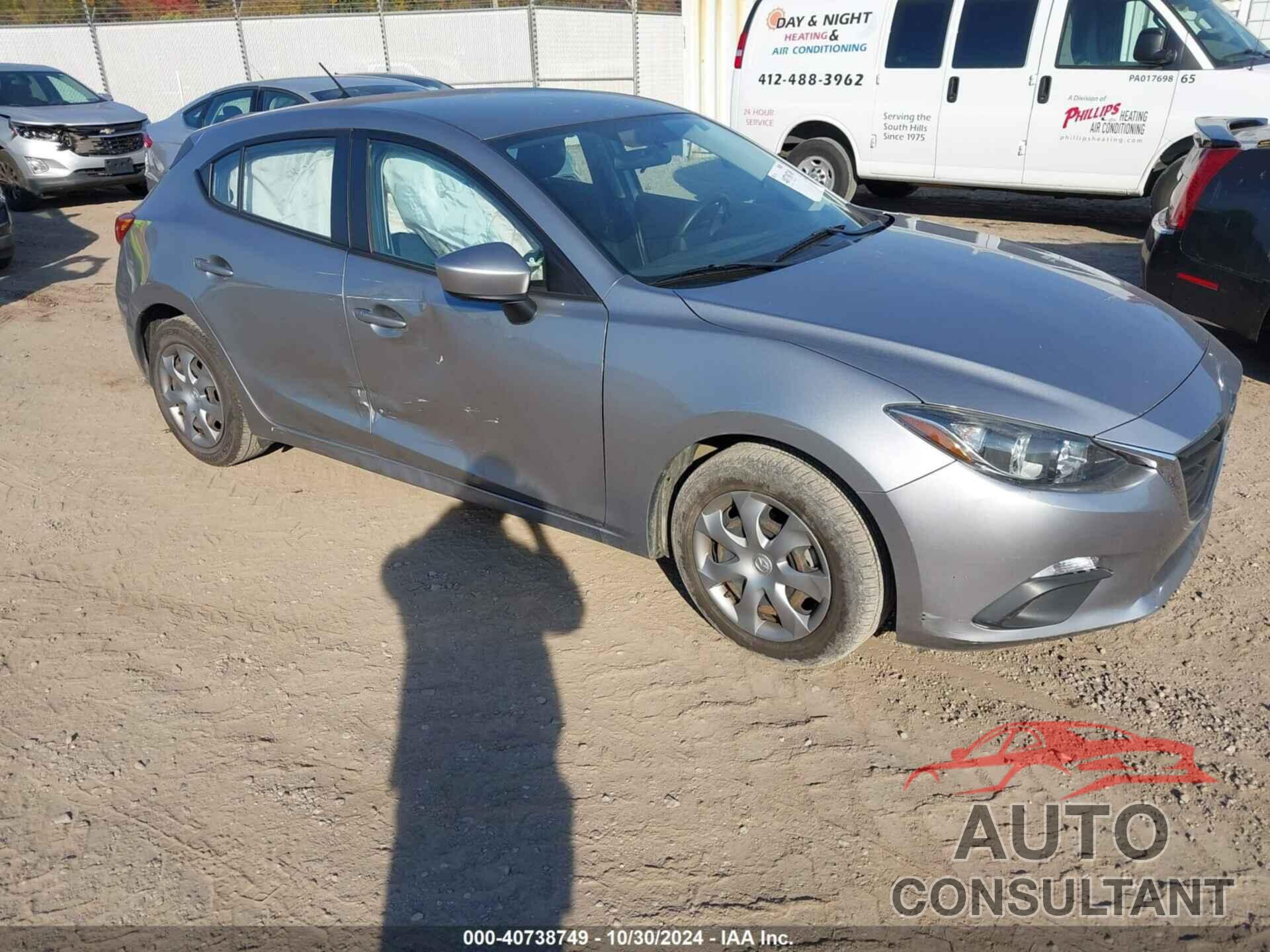 MAZDA MAZDA3 2014 - JM1BM1K78E1123334