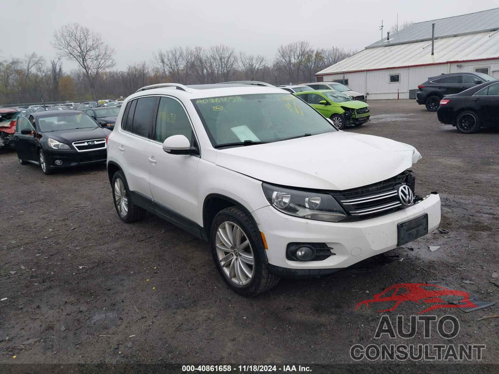 VOLKSWAGEN TIGUAN 2013 - WVGBV3AX5DW063309