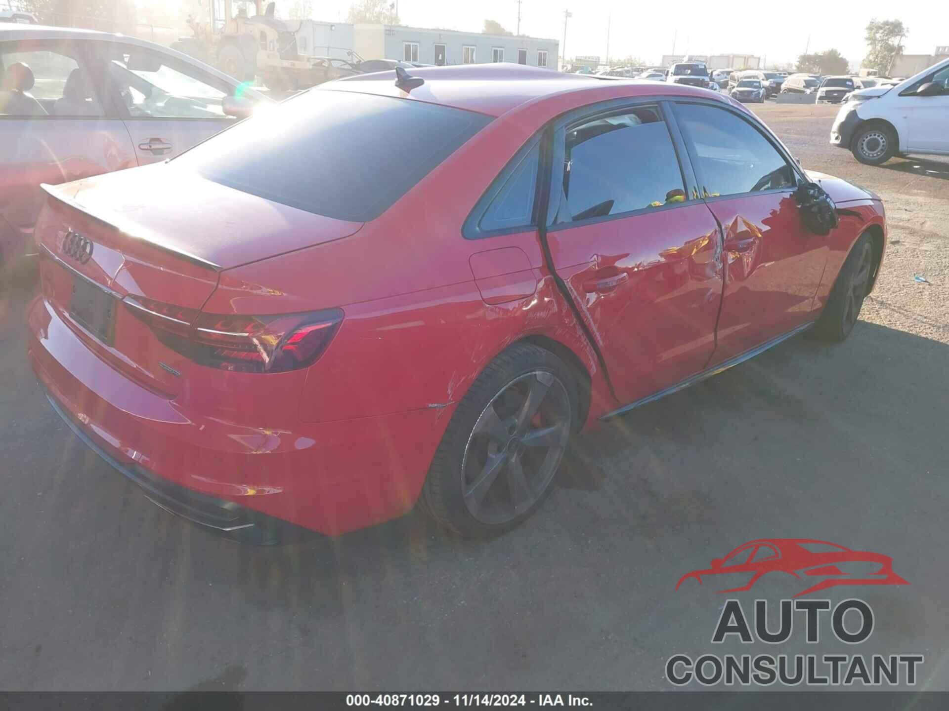 AUDI A4 2024 - WAUEAAF40RN005277