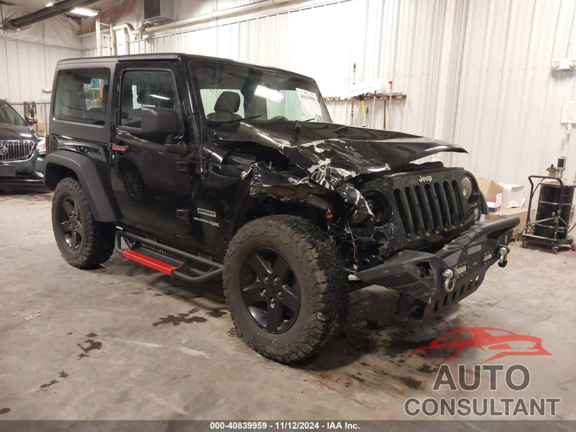 JEEP WRANGLER JK 2018 - 1C4GJWAG6JL923934