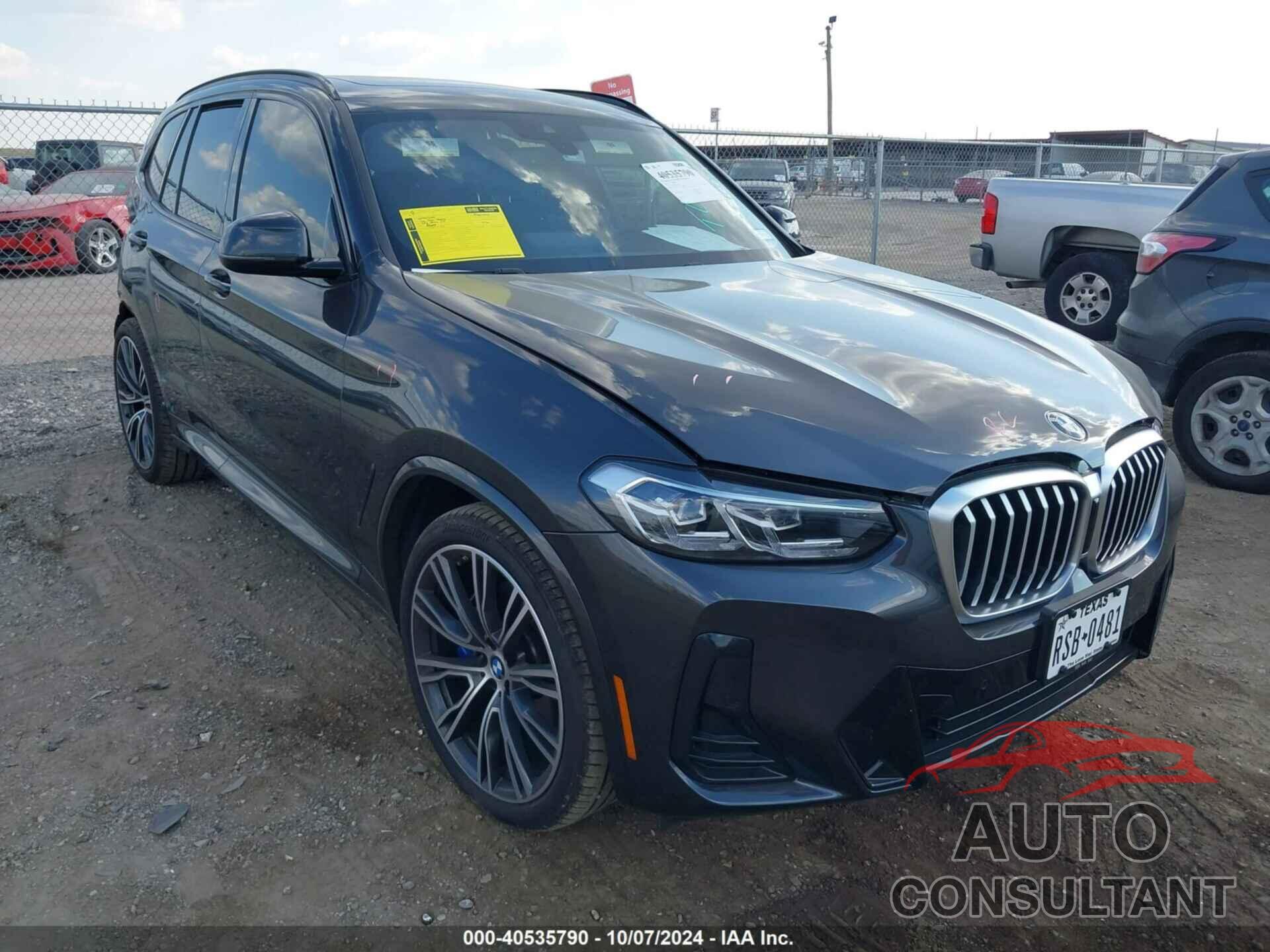 BMW X3 2022 - 5UX53DP06N9L73104