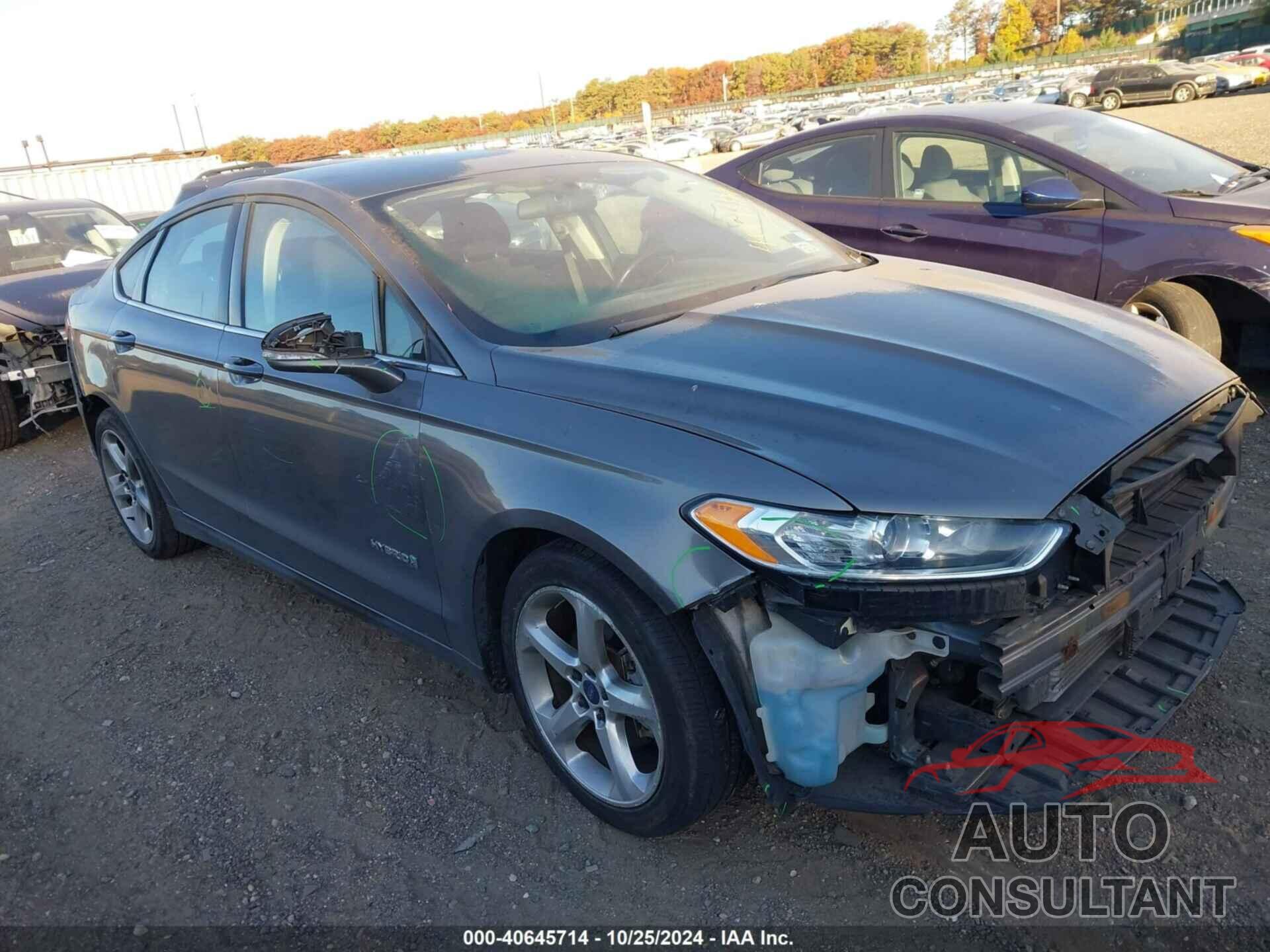 FORD FUSION HYBRID 2013 - 3FA6P0LU0DR270989