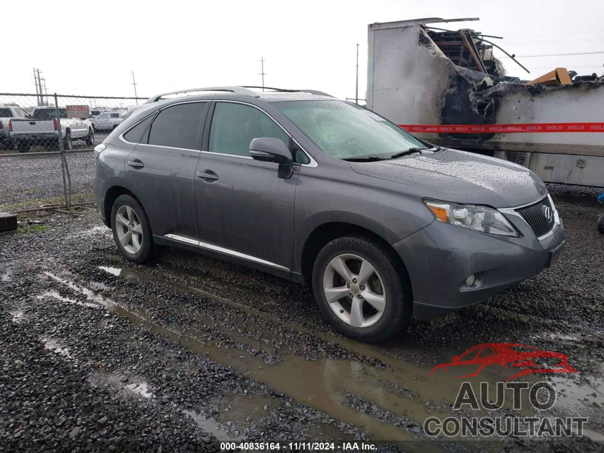 LEXUS RX 350 2012 - 2T2BK1BA4CC136183