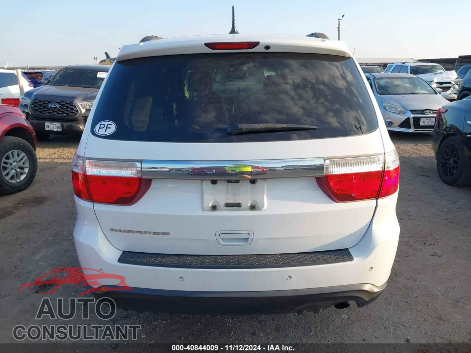 DODGE DURANGO 2013 - 1C4RDHAG3DC699375