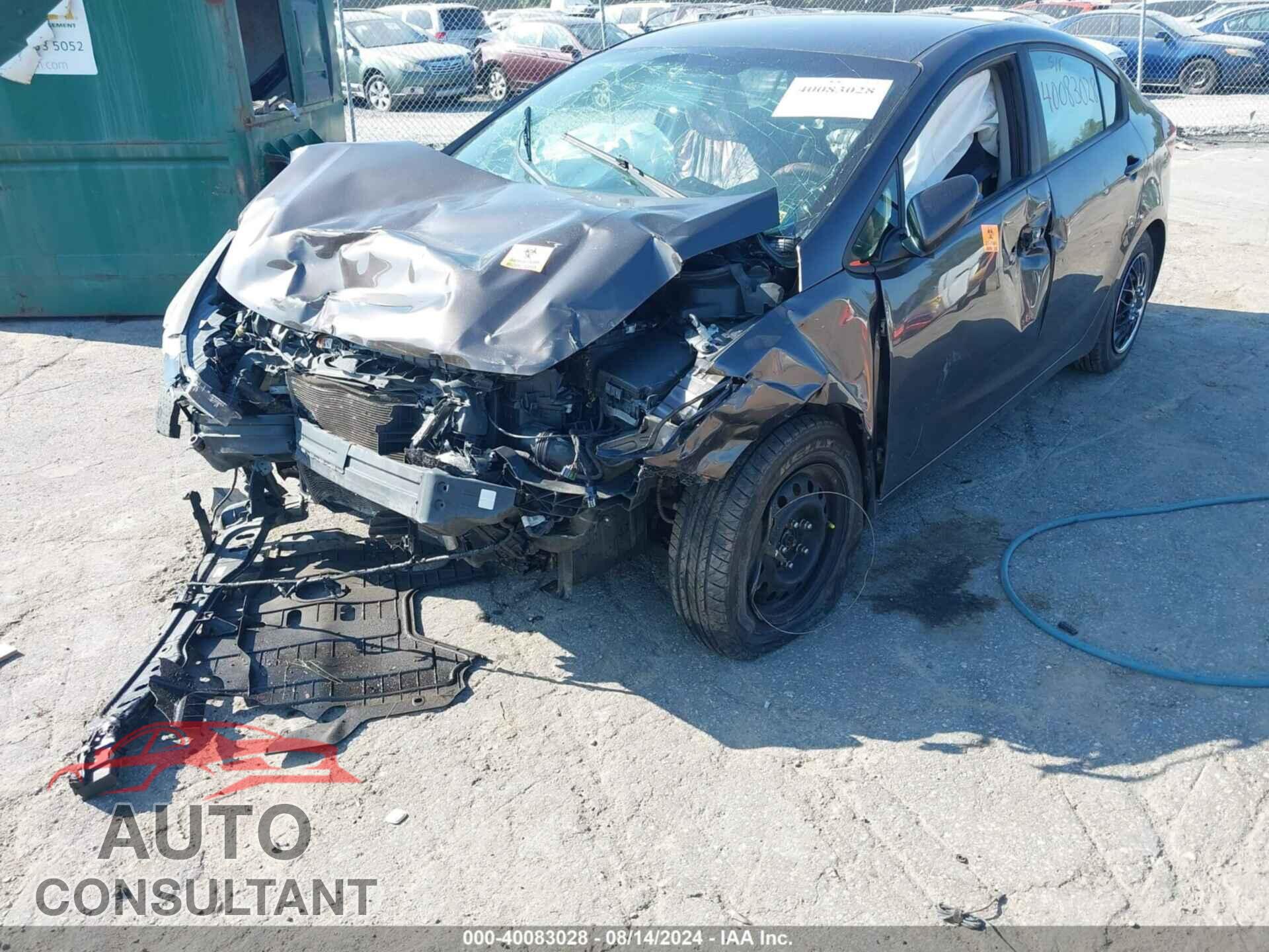 KIA FORTE 2017 - 3KPFK4A74HE160408