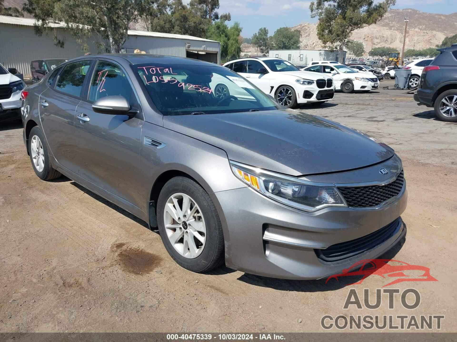 KIA OPTIMA 2016 - 5XXGT4L30GG099995