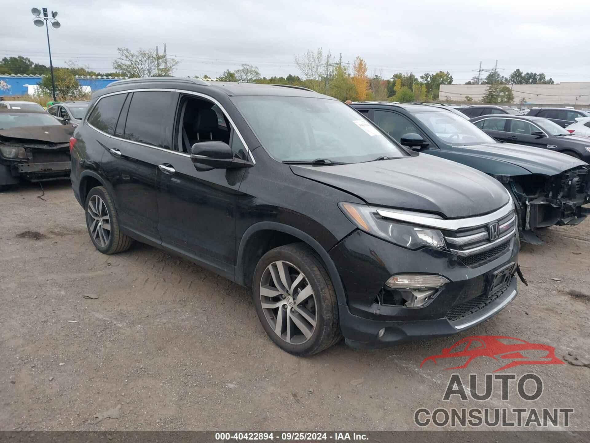 HONDA PILOT 2016 - 5FNYF6H95GB105247