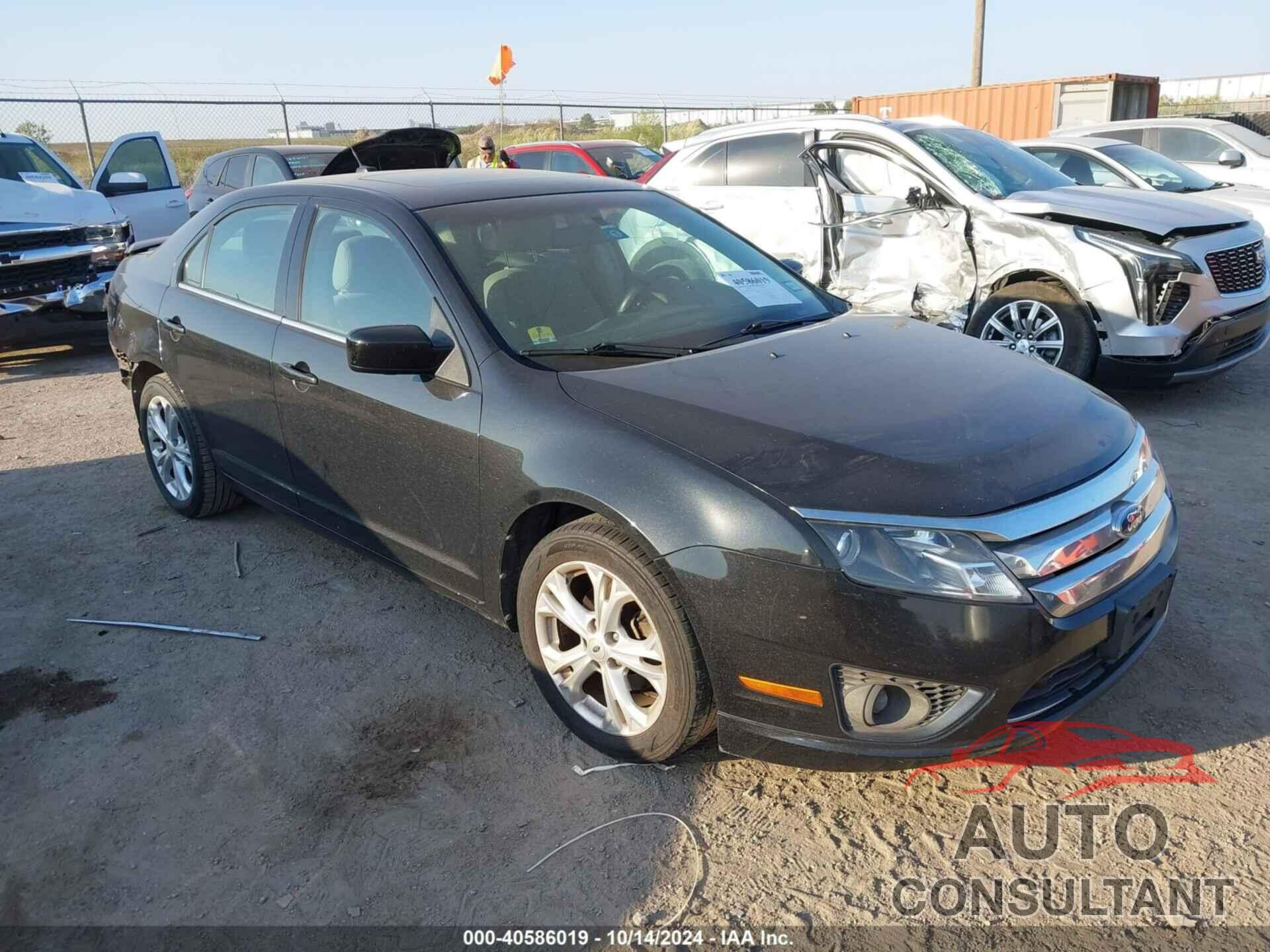 FORD FUSION 2012 - 3FAHP0HA8CR237552