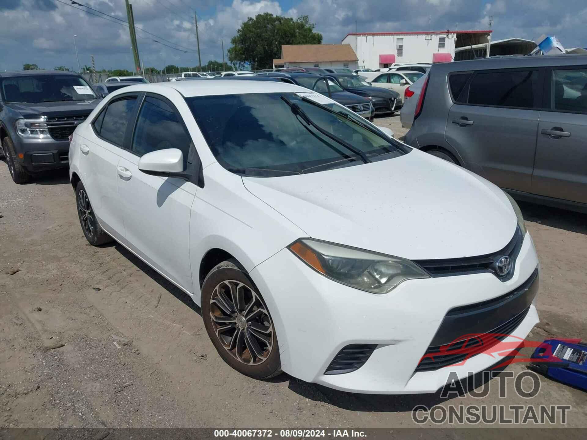 TOYOTA COROLLA 2016 - 2T1BURHE4GC494137