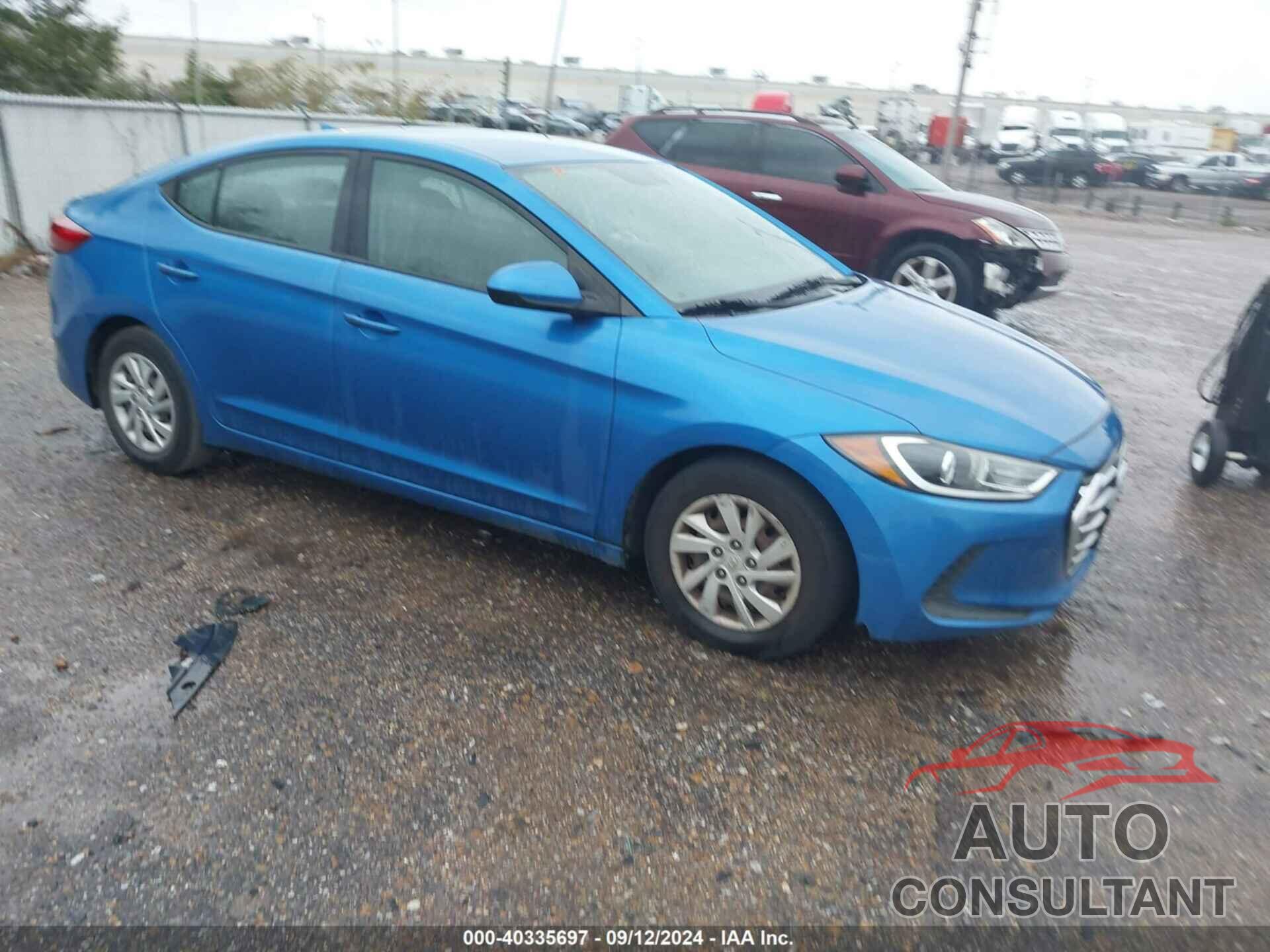 HYUNDAI ELANTRA 2017 - KMHD74LF4HU421899