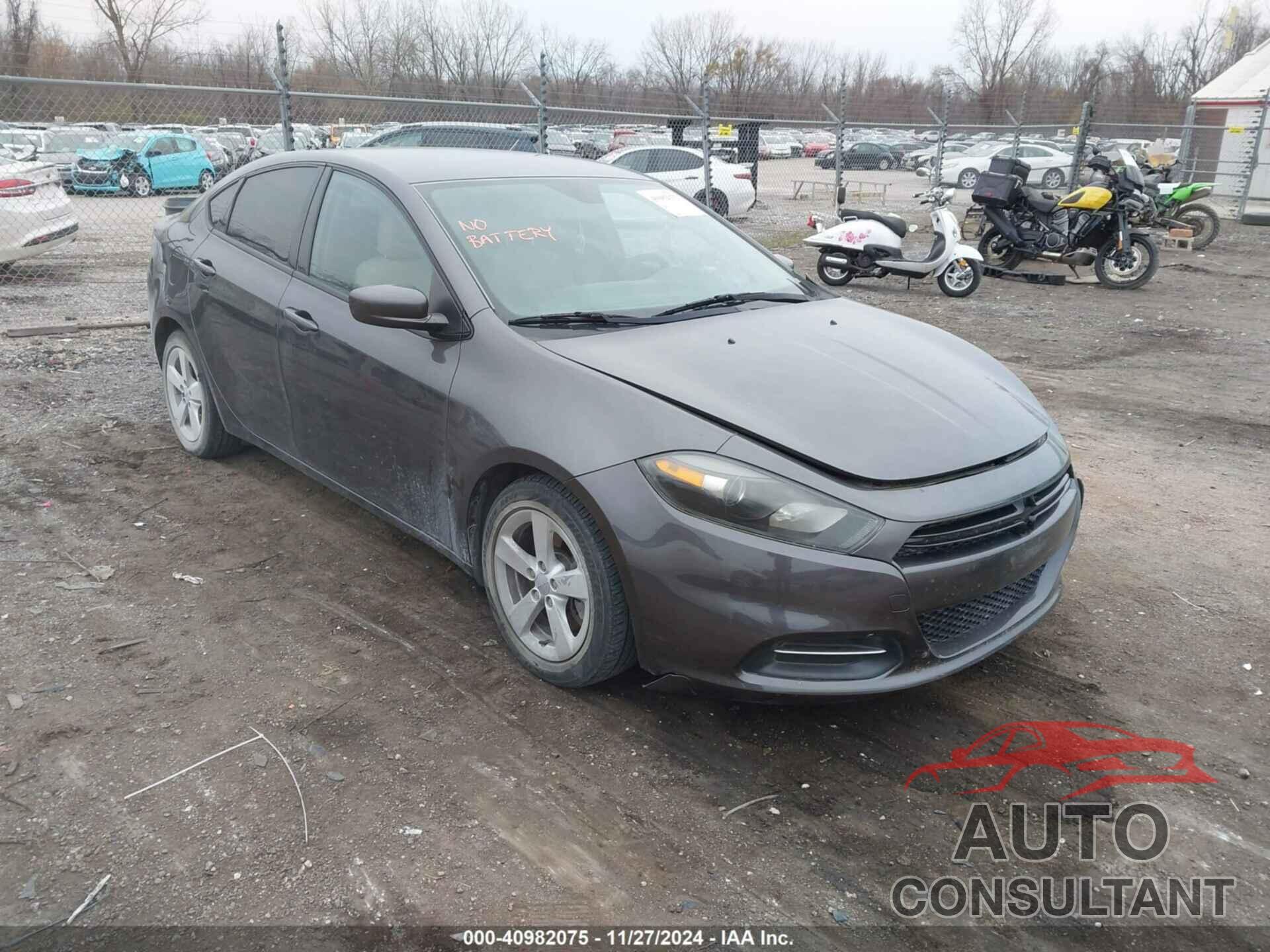 DODGE DART 2015 - 1C3CDFBB5FD159282