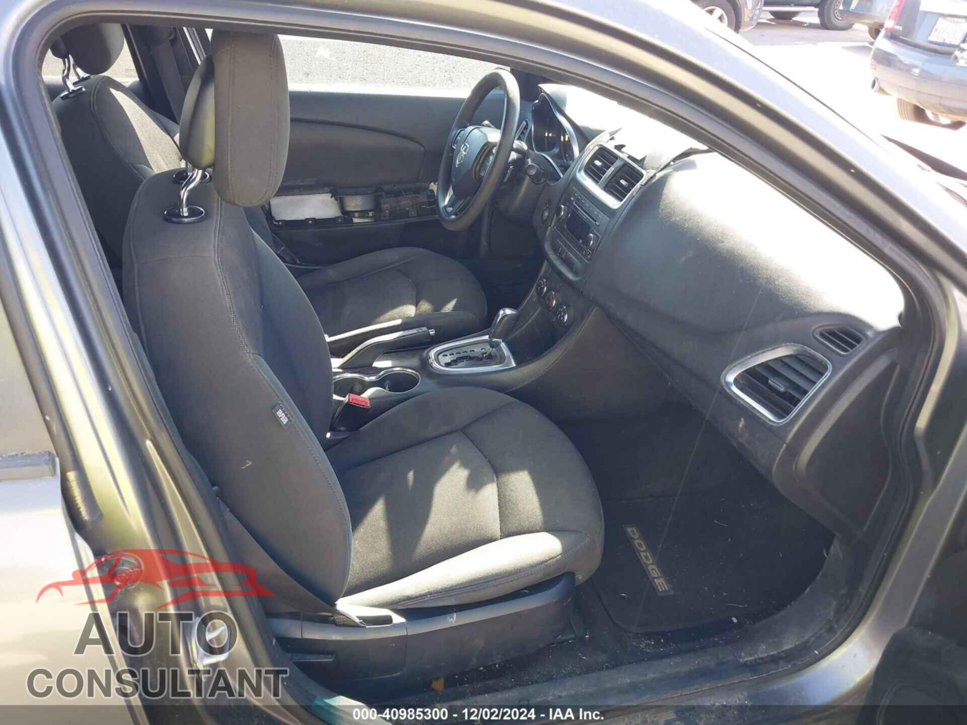 DODGE AVENGER 2012 - 1C3CDZAB2CN109562