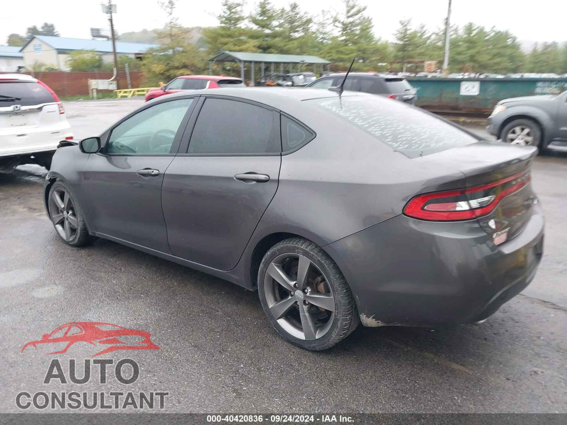 DODGE DART 2015 - 1C3CDFEB5FD146592